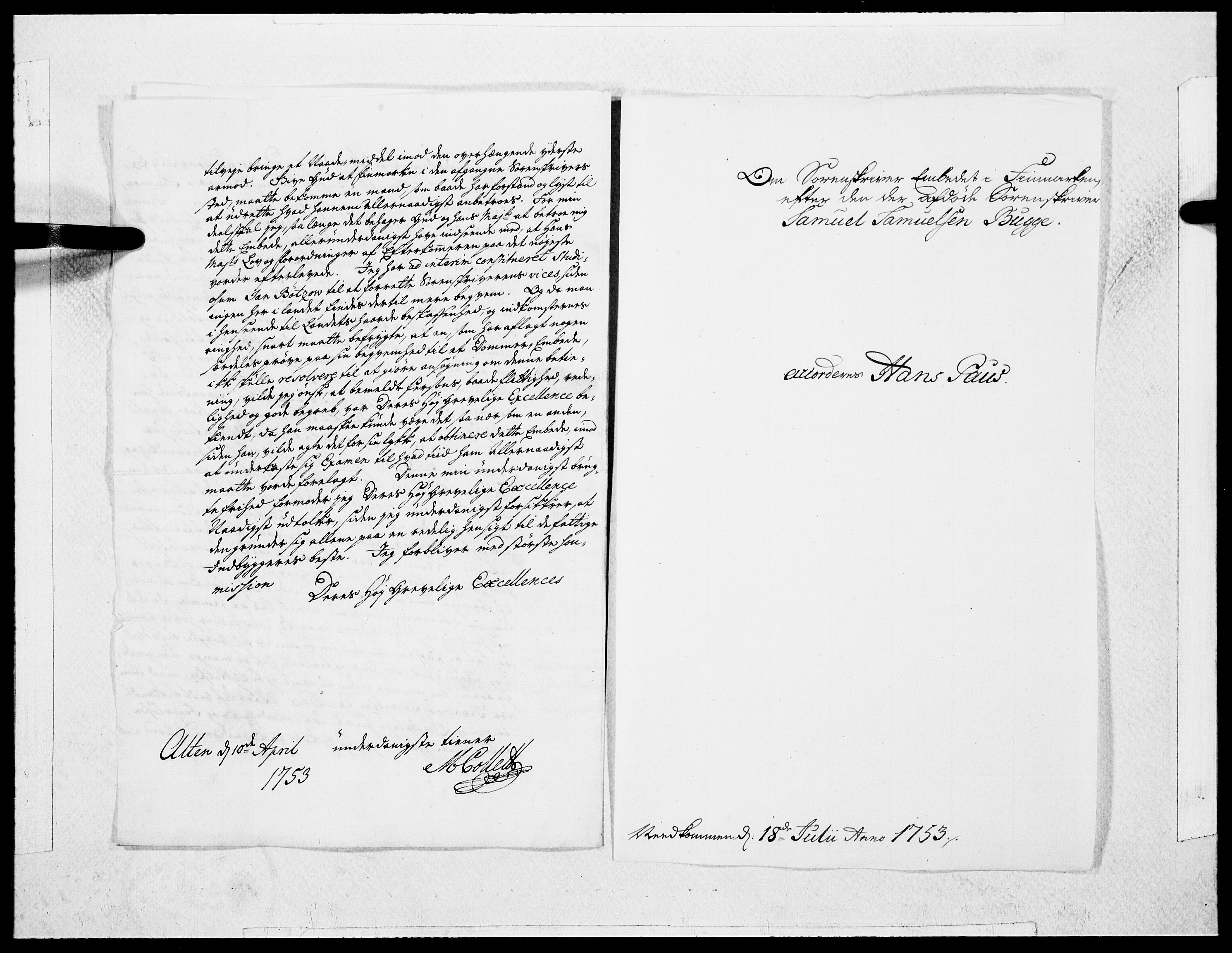 Danske Kanselli 1572-1799, AV/RA-EA-3023/F/Fc/Fcc/Fcca/L0165: Norske innlegg 1572-1799, 1753, s. 82