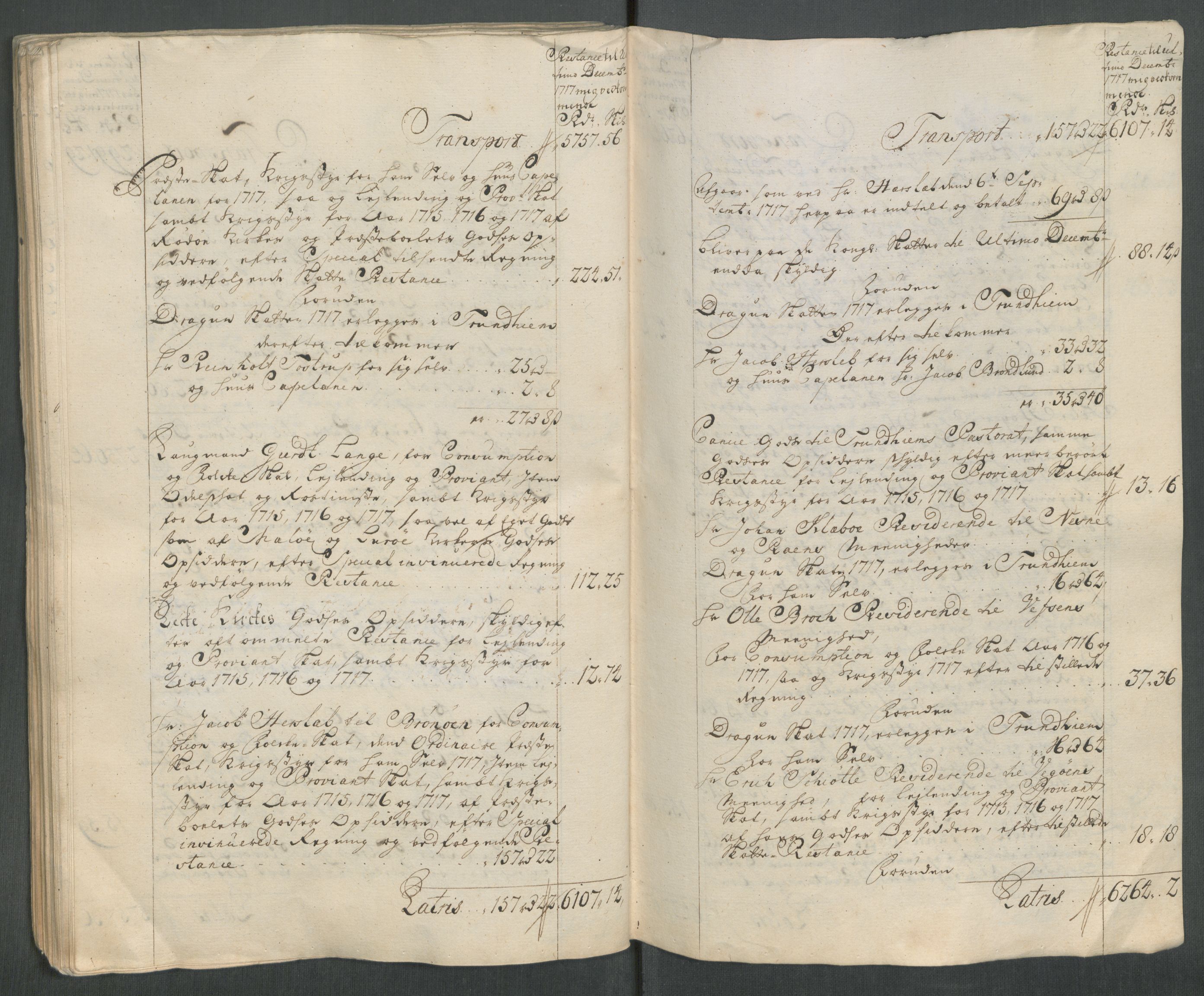Rentekammeret inntil 1814, Reviderte regnskaper, Fogderegnskap, RA/EA-4092/R65/L4515: Fogderegnskap Helgeland, 1717, s. 426