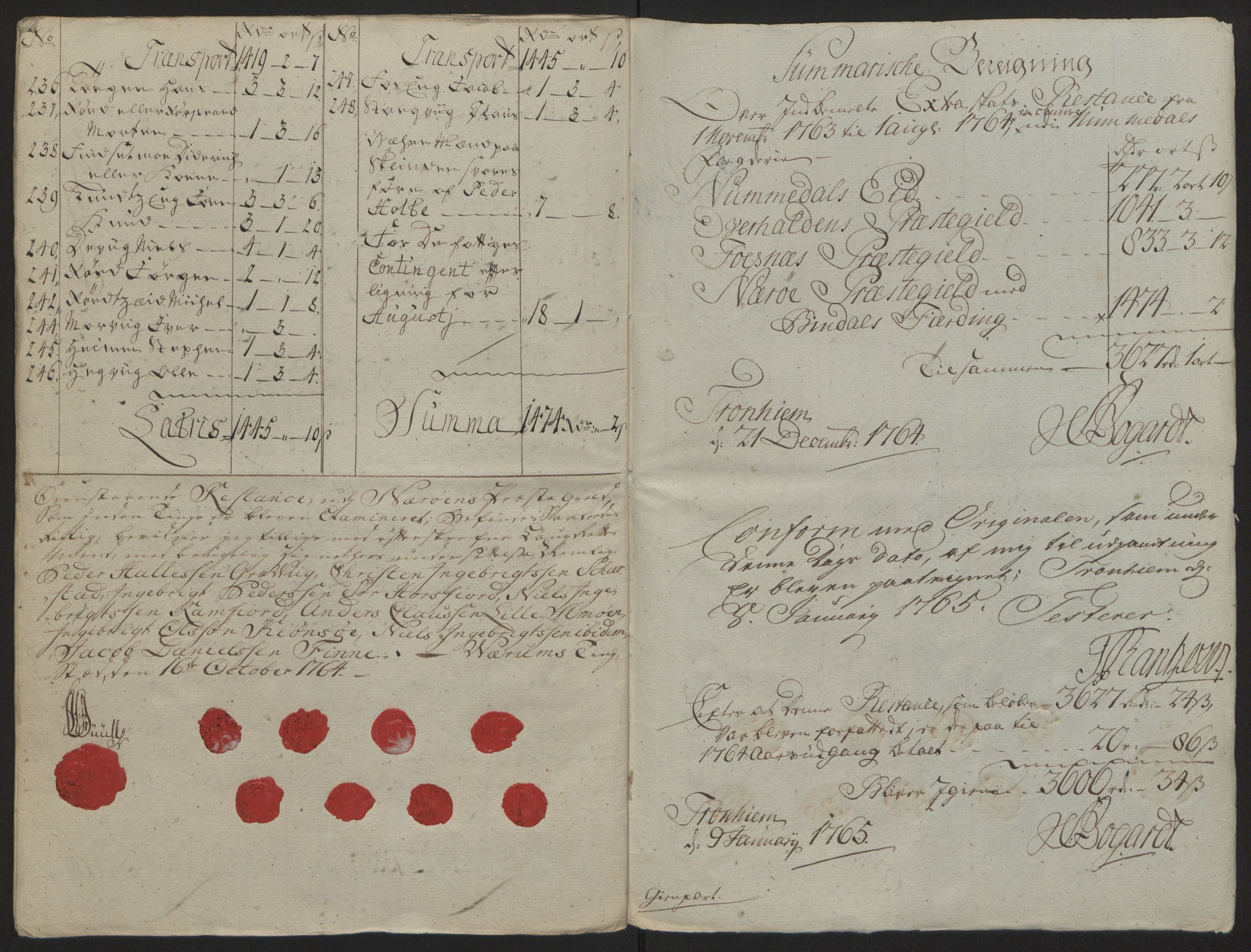 Rentekammeret inntil 1814, Reviderte regnskaper, Fogderegnskap, RA/EA-4092/R64/L4502: Ekstraskatten Namdal, 1762-1772, s. 191