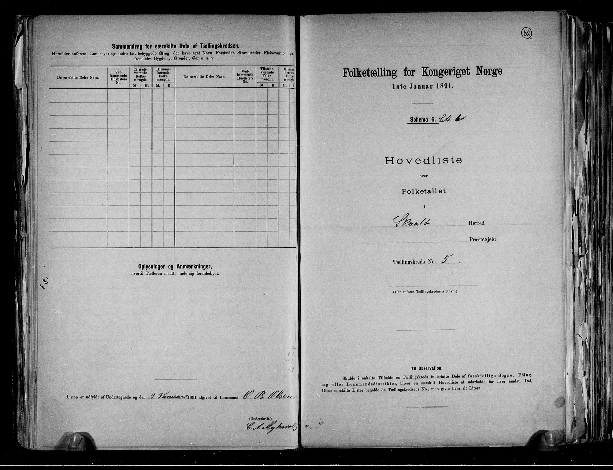 RA, Folketelling 1891 for 0815 Skåtøy herred, 1891, s. 16