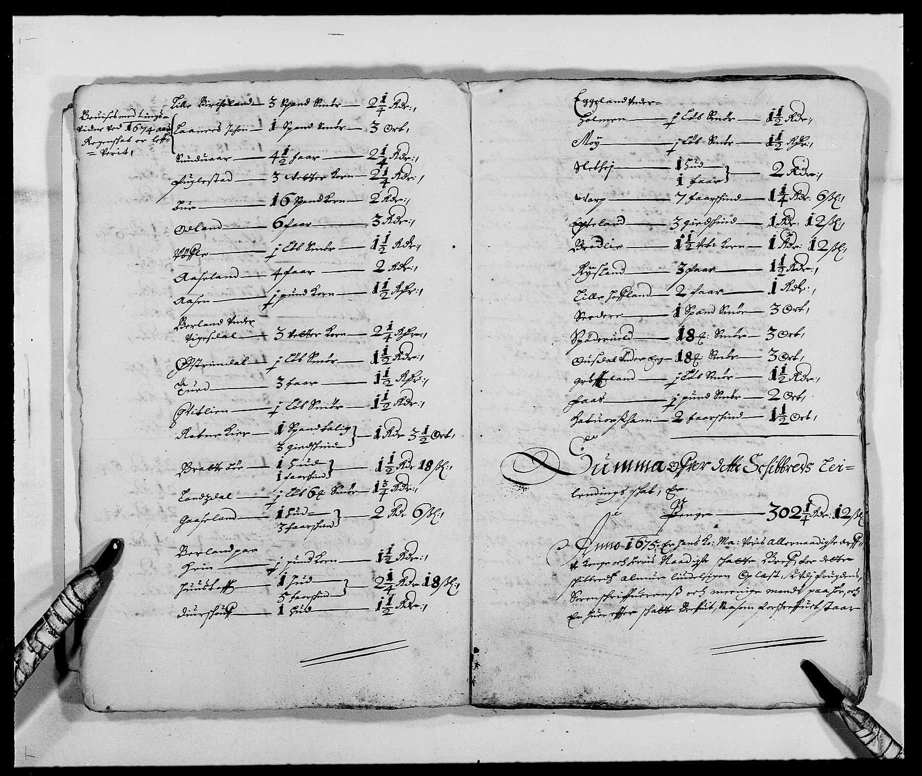 Rentekammeret inntil 1814, Reviderte regnskaper, Fogderegnskap, AV/RA-EA-4092/R46/L2715: Fogderegnskap Jæren og Dalane, 1675, s. 16