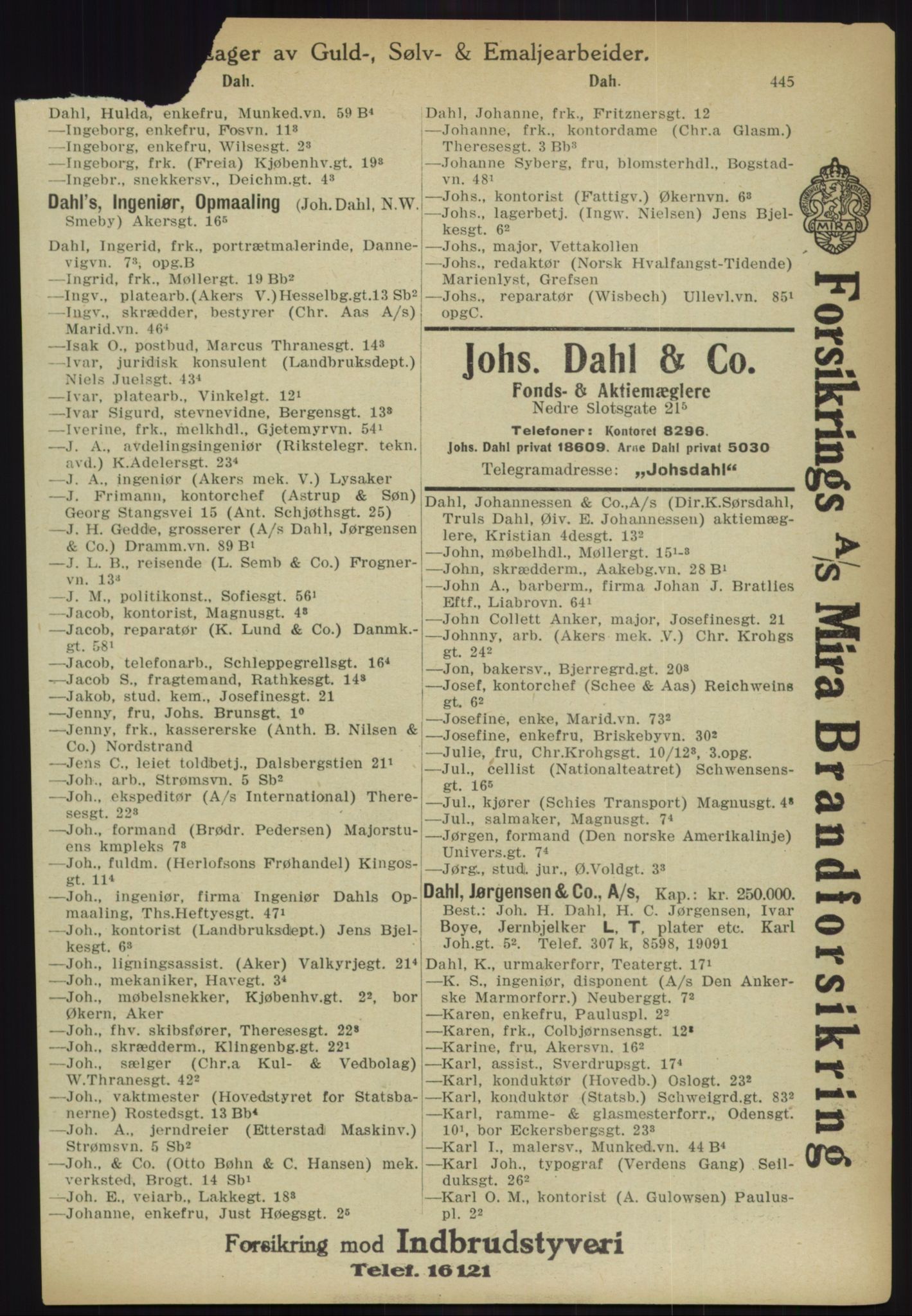 Kristiania/Oslo adressebok, PUBL/-, 1918, s. 470