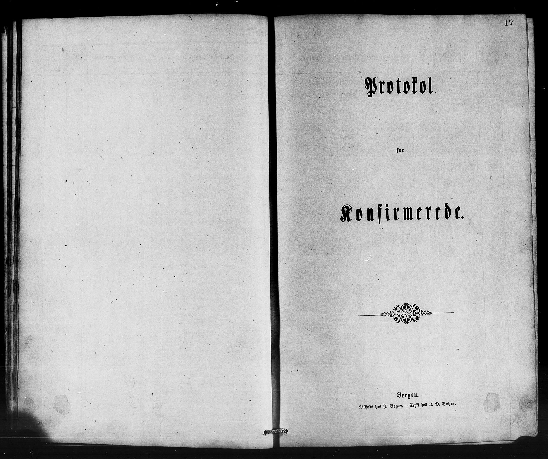 Lavik sokneprestembete, SAB/A-80901: Klokkerbok nr. B 2, 1870-1881, s. 17