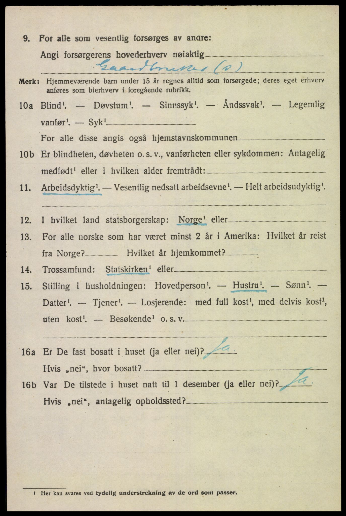 SAK, Folketelling 1920 for 1019 Halse og Harkmark herred, 1920, s. 2440