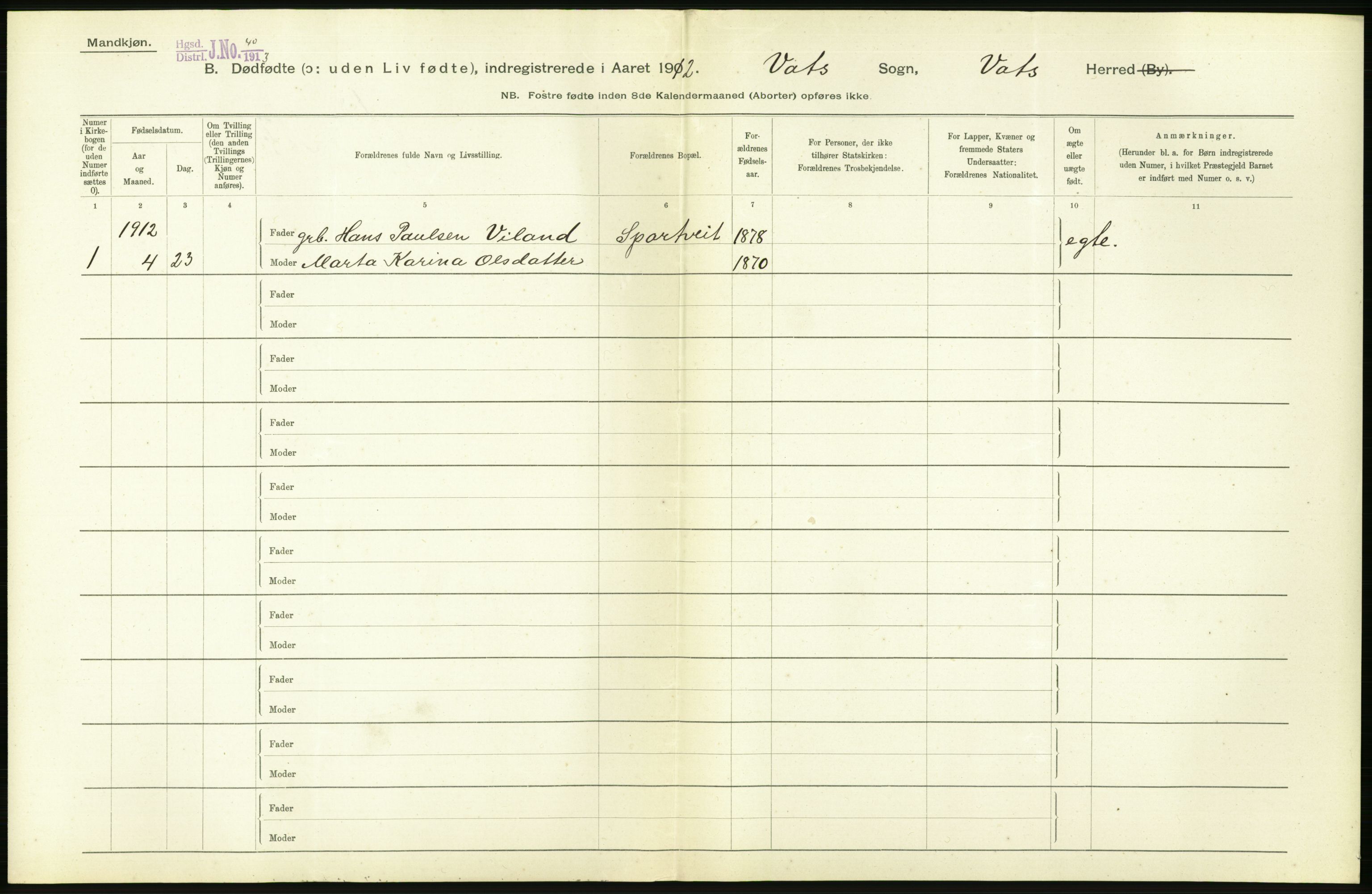 Statistisk sentralbyrå, Sosiodemografiske emner, Befolkning, RA/S-2228/D/Df/Dfb/Dfbb/L0028: Stavanger amt: Døde, dødfødte. Bygder og byer., 1912, s. 554