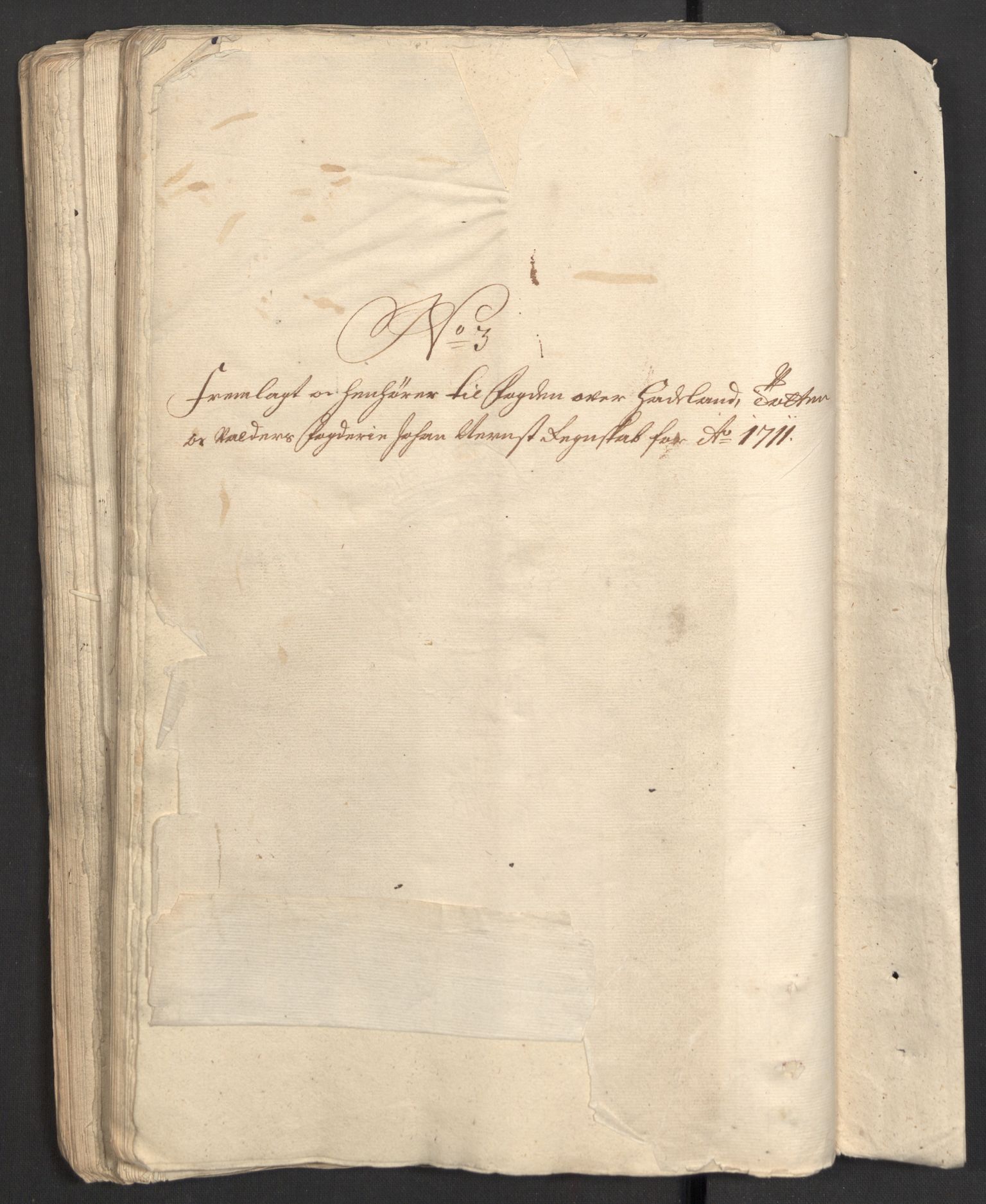 Rentekammeret inntil 1814, Reviderte regnskaper, Fogderegnskap, AV/RA-EA-4092/R18/L1308: Fogderegnskap Hadeland, Toten og Valdres, 1711, s. 209