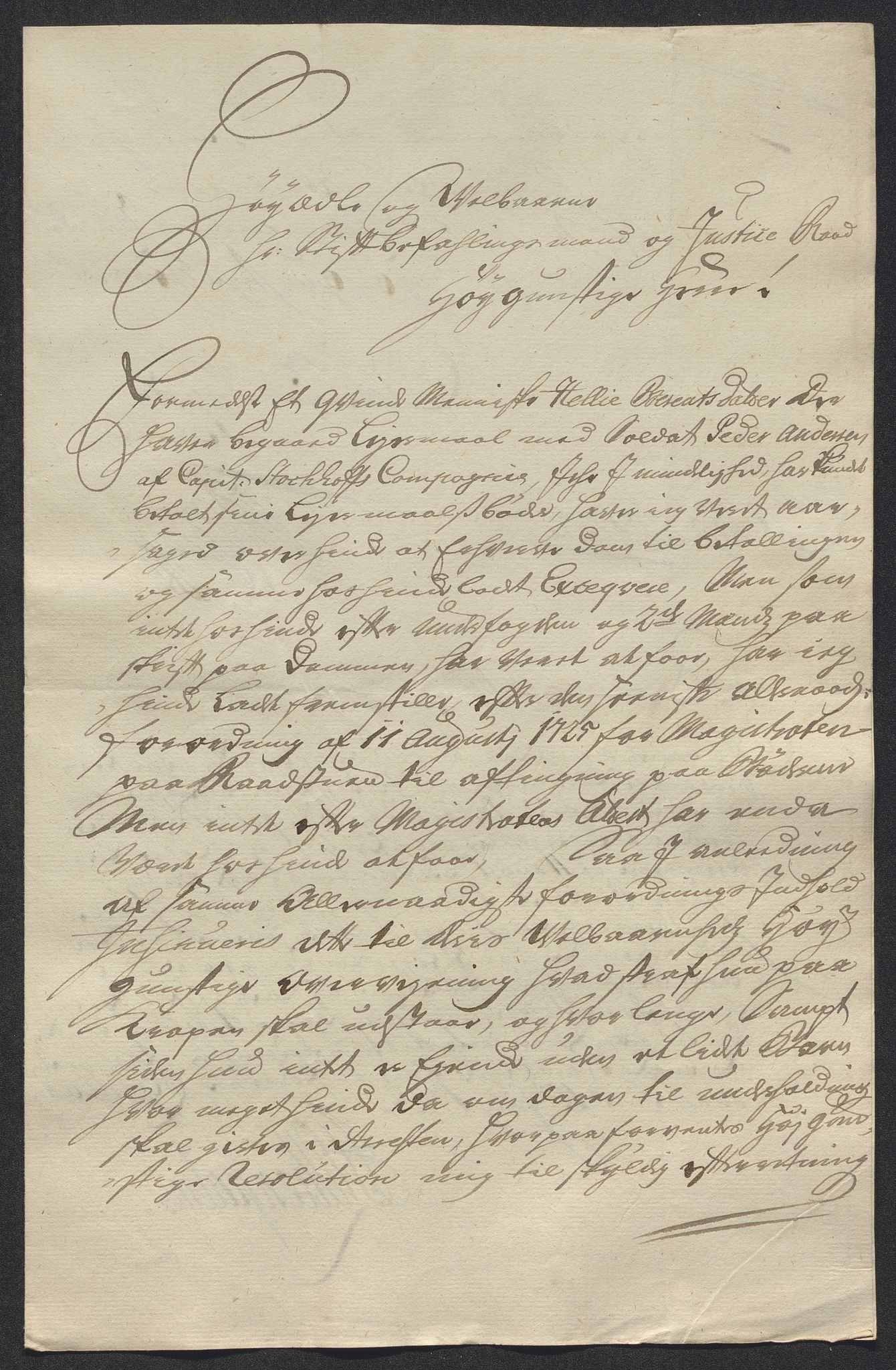 Rentekammeret inntil 1814, Reviderte regnskaper, Byregnskaper, AV/RA-EA-4066/R/Rm/L0286: [M19] Sikt og sakefall, 1719-1727, s. 694