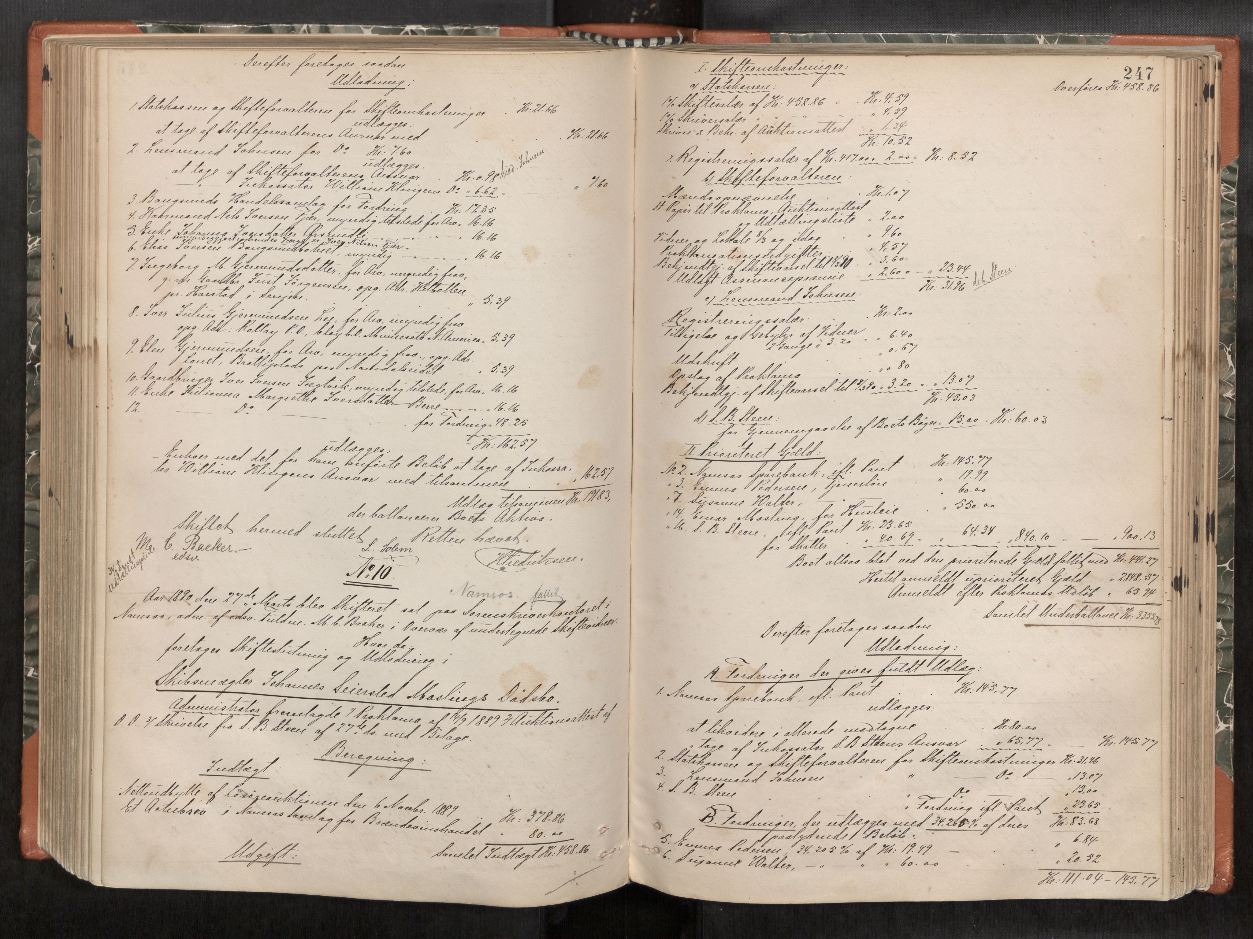 Namdal sorenskriveri, AV/SAT-A-4133/1/3/3A/L0045: Skifteprotokoll nr. 7, 1884-1894, s. 247