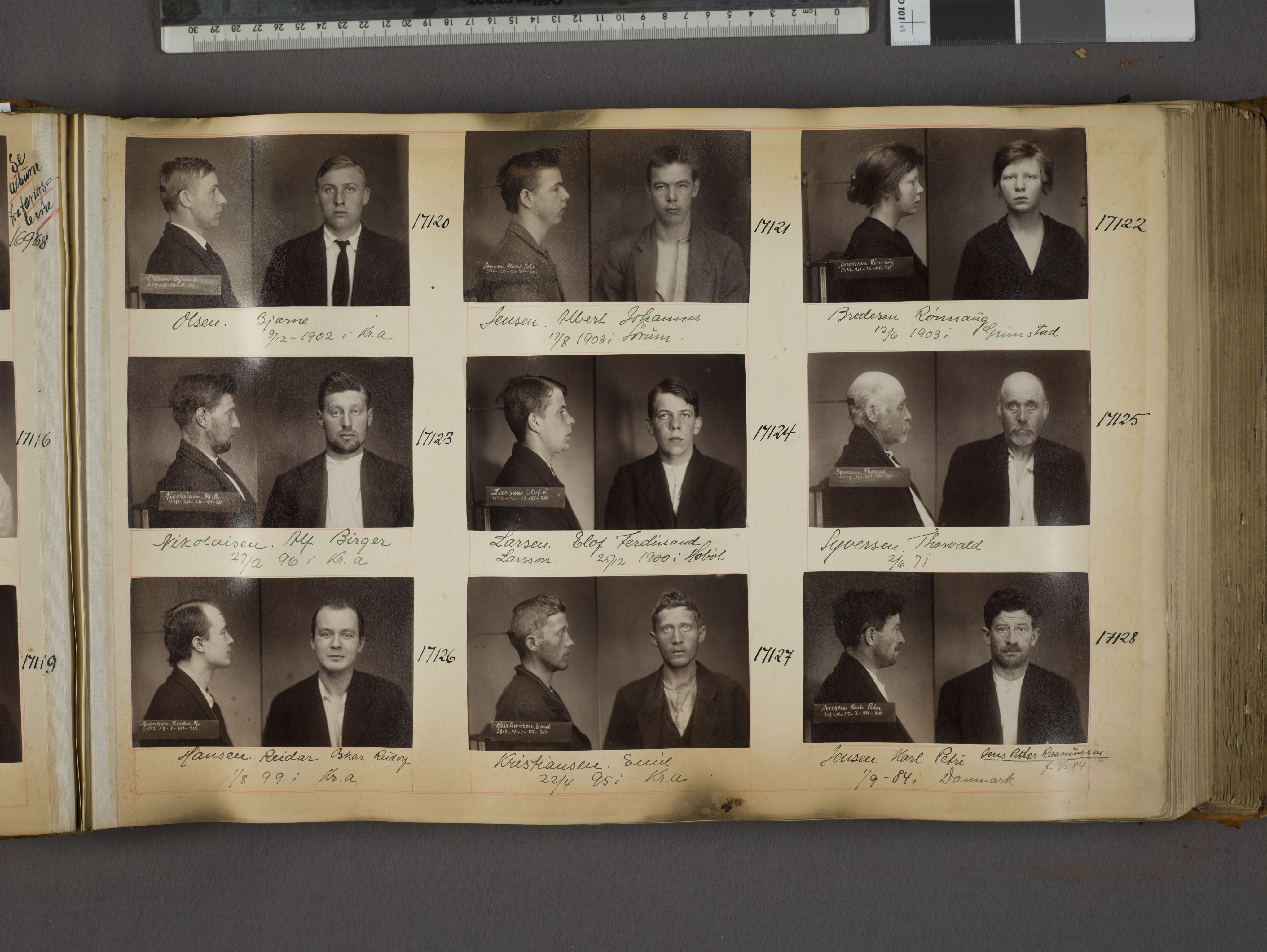 Oslo politikammer, Kriminalavdelingen, AV/SAO-A-11137/U/Ua/L0020: Forbryteralbum, 1920-1922, s. 15