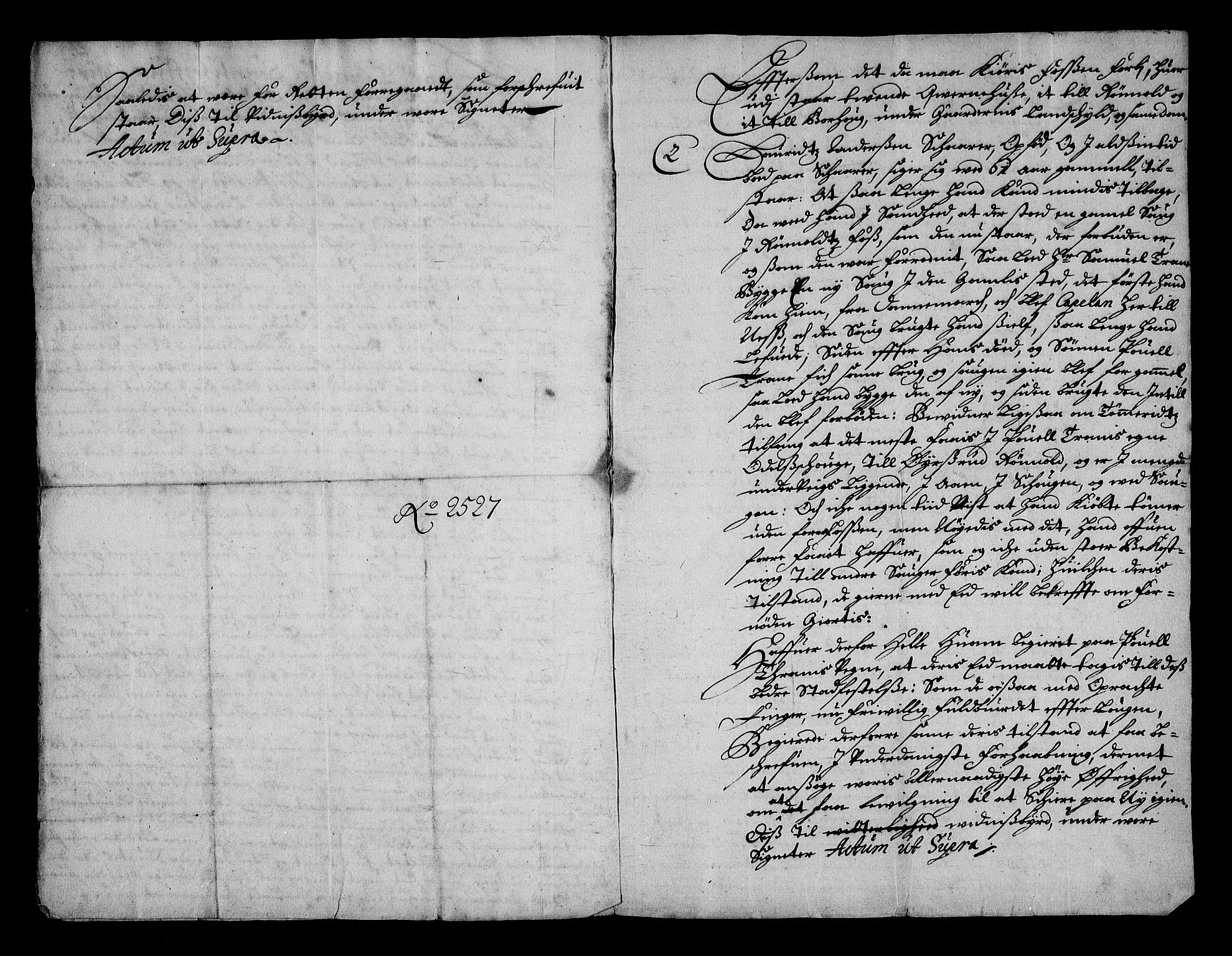 Stattholderembetet 1572-1771, RA/EA-2870/Af/L0003: Avskrifter av vedlegg til originale supplikker, nummerert i samsvar med supplikkbøkene, 1689-1691, s. 134