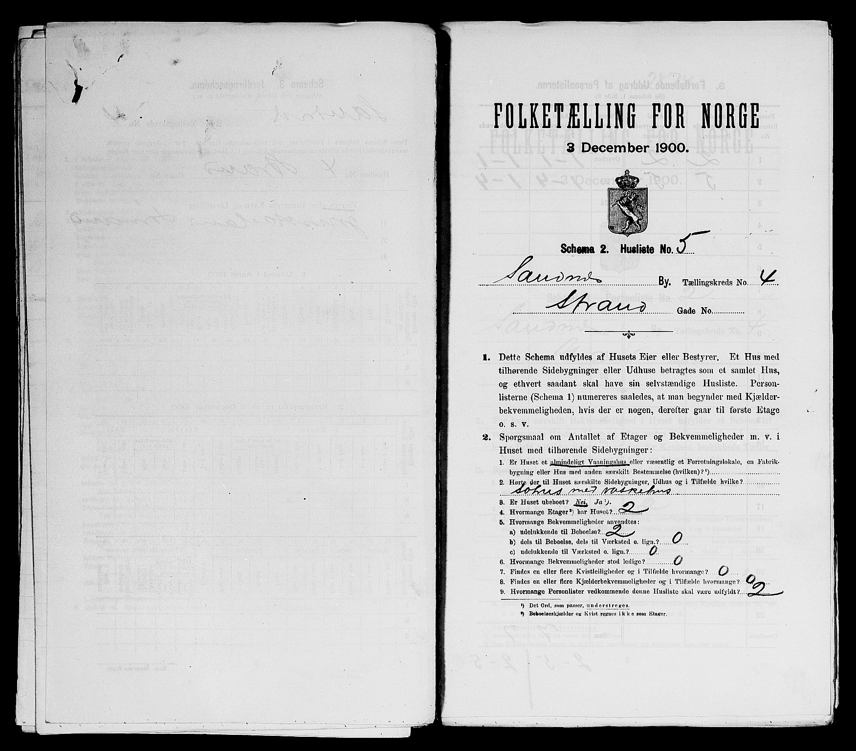 SAST, Folketelling 1900 for 1102 Sandnes ladested, 1900, s. 512