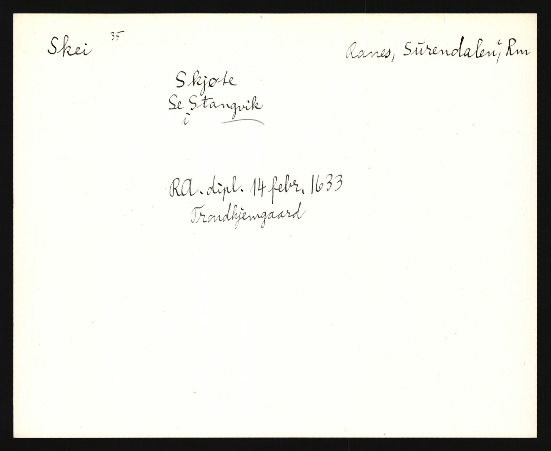 Riksarkivets diplomsamling, AV/RA-EA-5965/F35/F35e/L0031: Registreringssedler Møre og Romsdal, 1400-1700, s. 699
