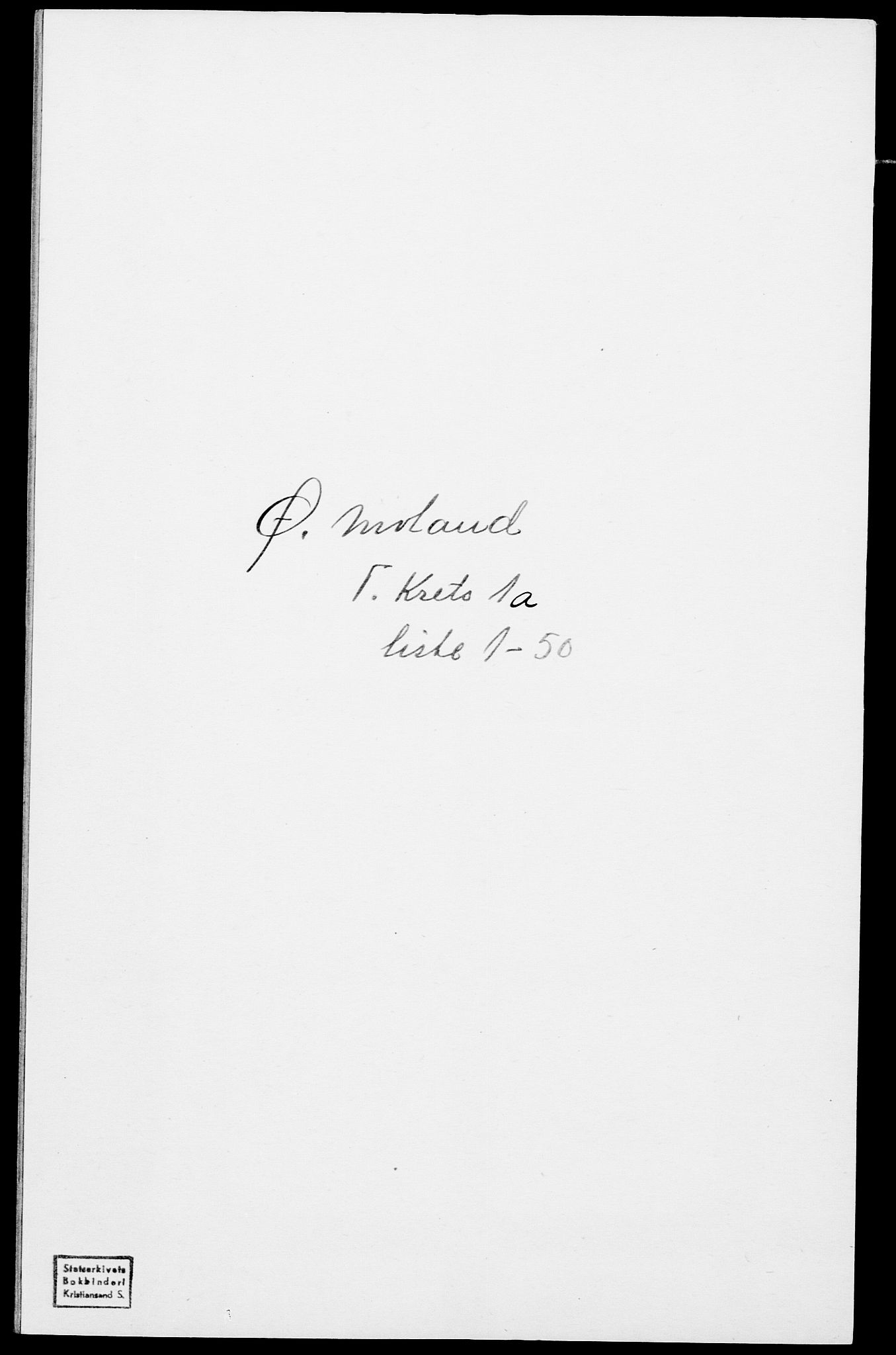 SAK, Folketelling 1875 for 0918P Austre Moland prestegjeld, 1875, s. 108
