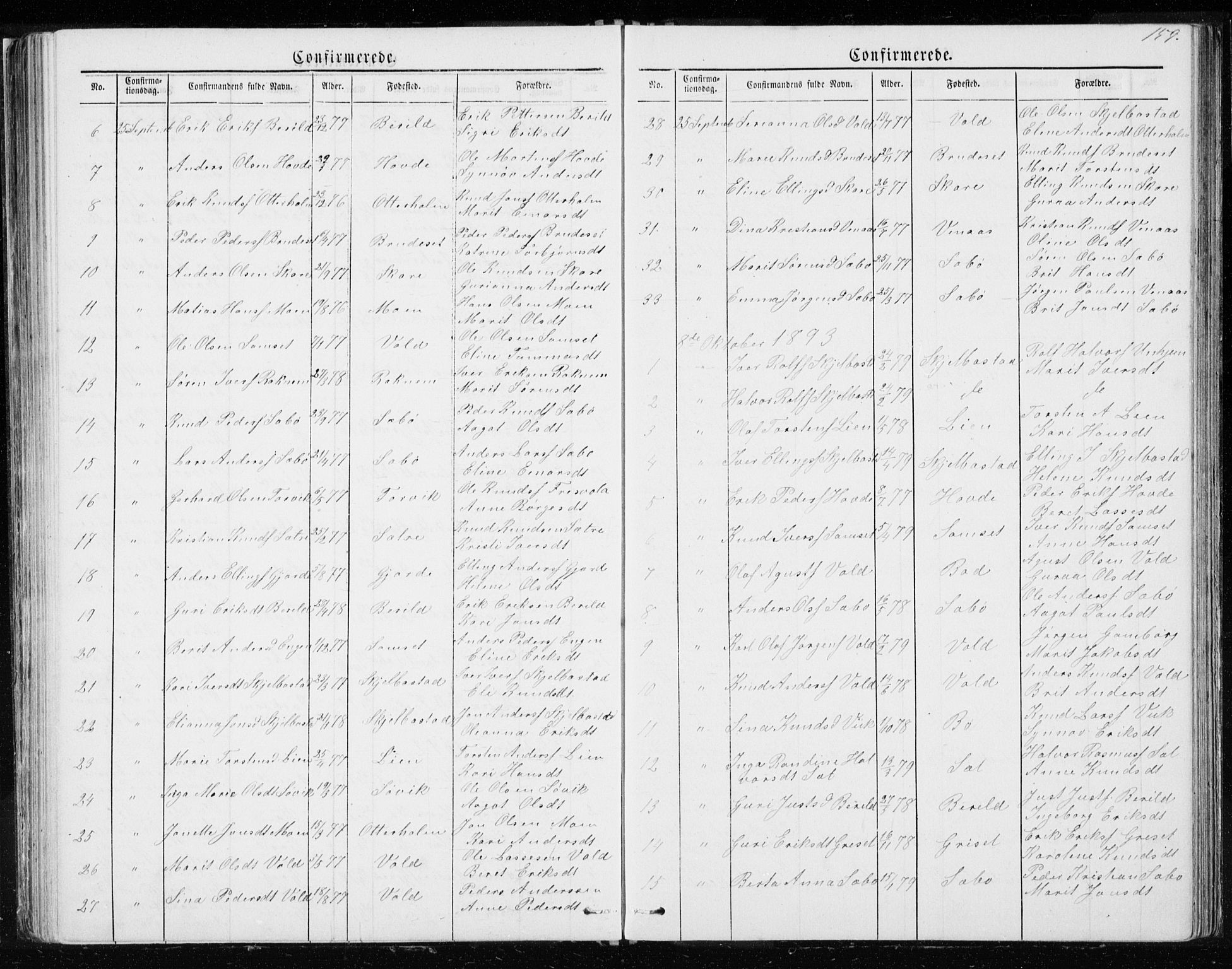 Ministerialprotokoller, klokkerbøker og fødselsregistre - Møre og Romsdal, AV/SAT-A-1454/543/L0564: Klokkerbok nr. 543C02, 1867-1915, s. 159