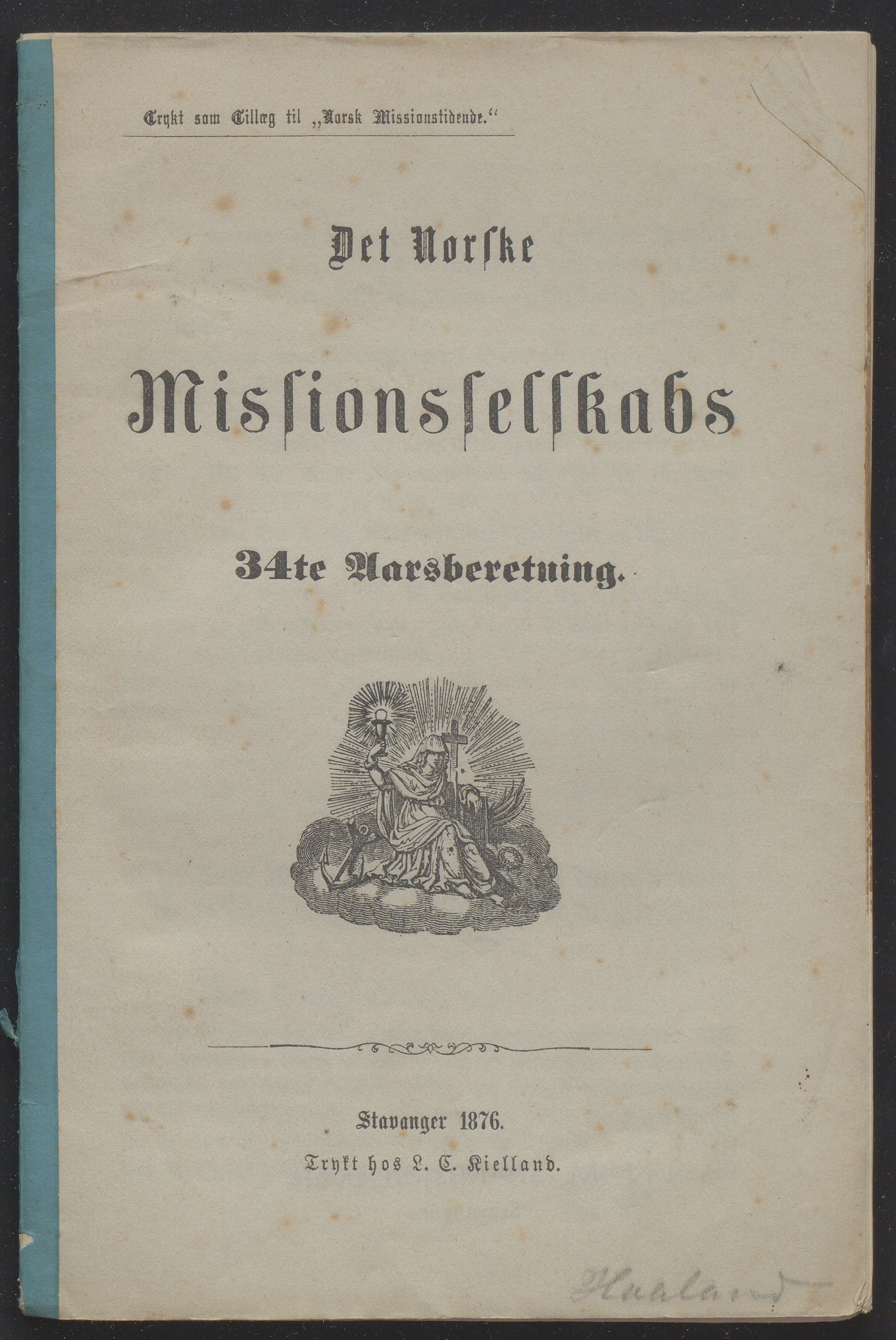 Det Norske Misjonsselskap - hovedadministrasjonen, VID/MA-A-1045/D/Db/Dba/L0338/0004: Beretninger, Bøker, Skrifter o.l   / Årsberetninger 34, 1876