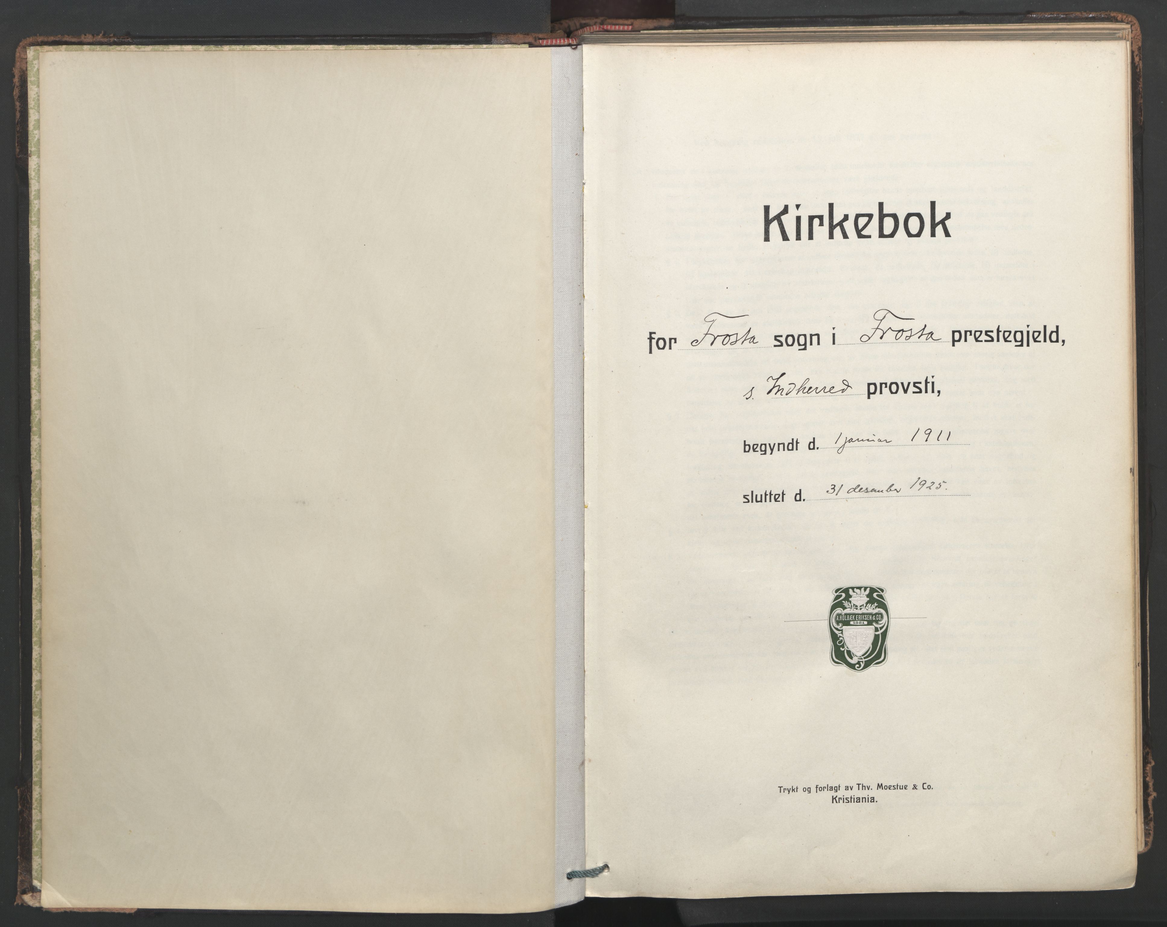 Ministerialprotokoller, klokkerbøker og fødselsregistre - Nord-Trøndelag, SAT/A-1458/713/L0123: Ministerialbok nr. 713A12, 1911-1925