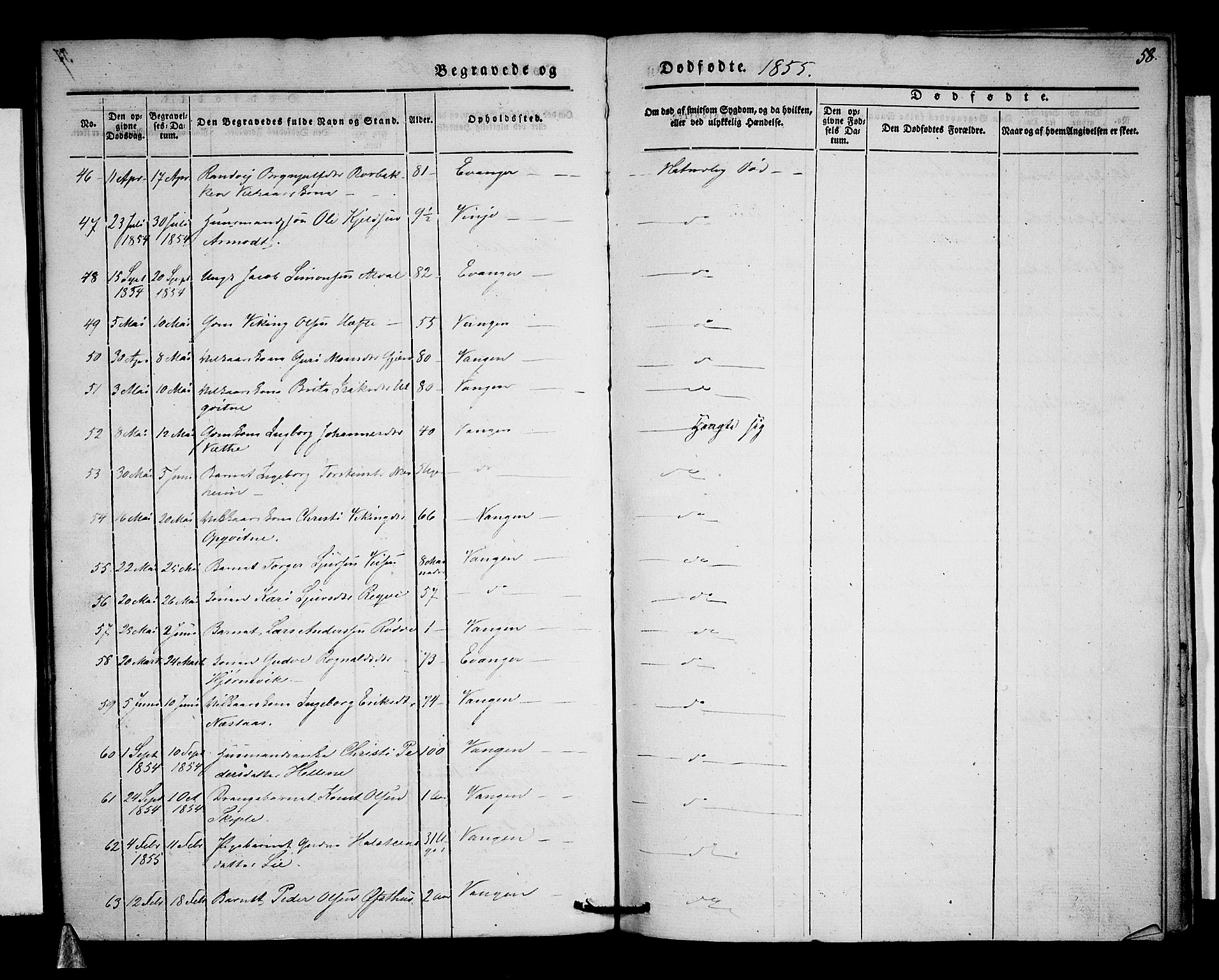 Voss sokneprestembete, AV/SAB-A-79001/H/Haa: Ministerialbok nr. A 15, 1845-1855, s. 58