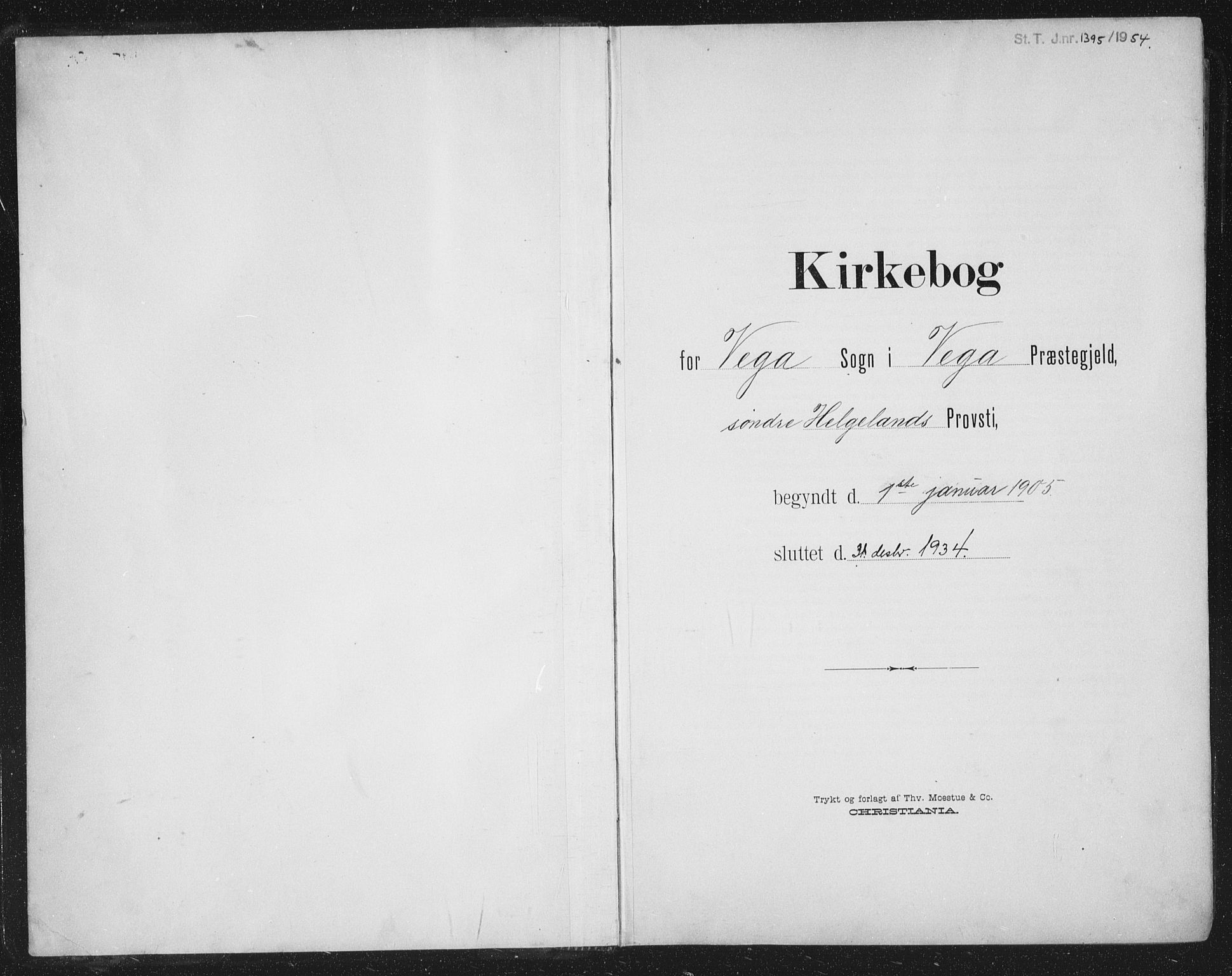 Ministerialprotokoller, klokkerbøker og fødselsregistre - Nordland, AV/SAT-A-1459/816/L0254: Klokkerbok nr. 816C04, 1905-1934