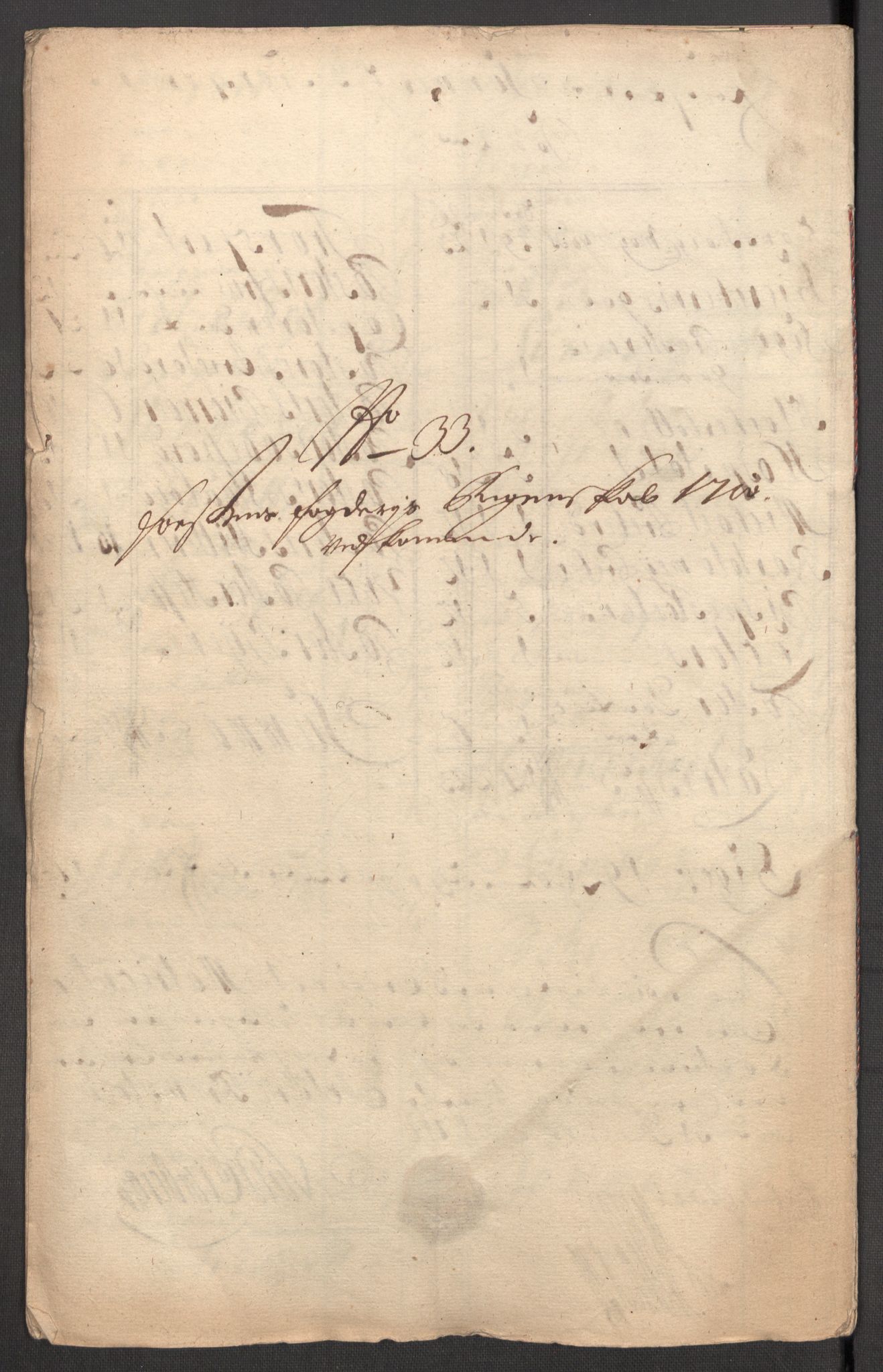 Rentekammeret inntil 1814, Reviderte regnskaper, Fogderegnskap, AV/RA-EA-4092/R57/L3859: Fogderegnskap Fosen, 1710, s. 187