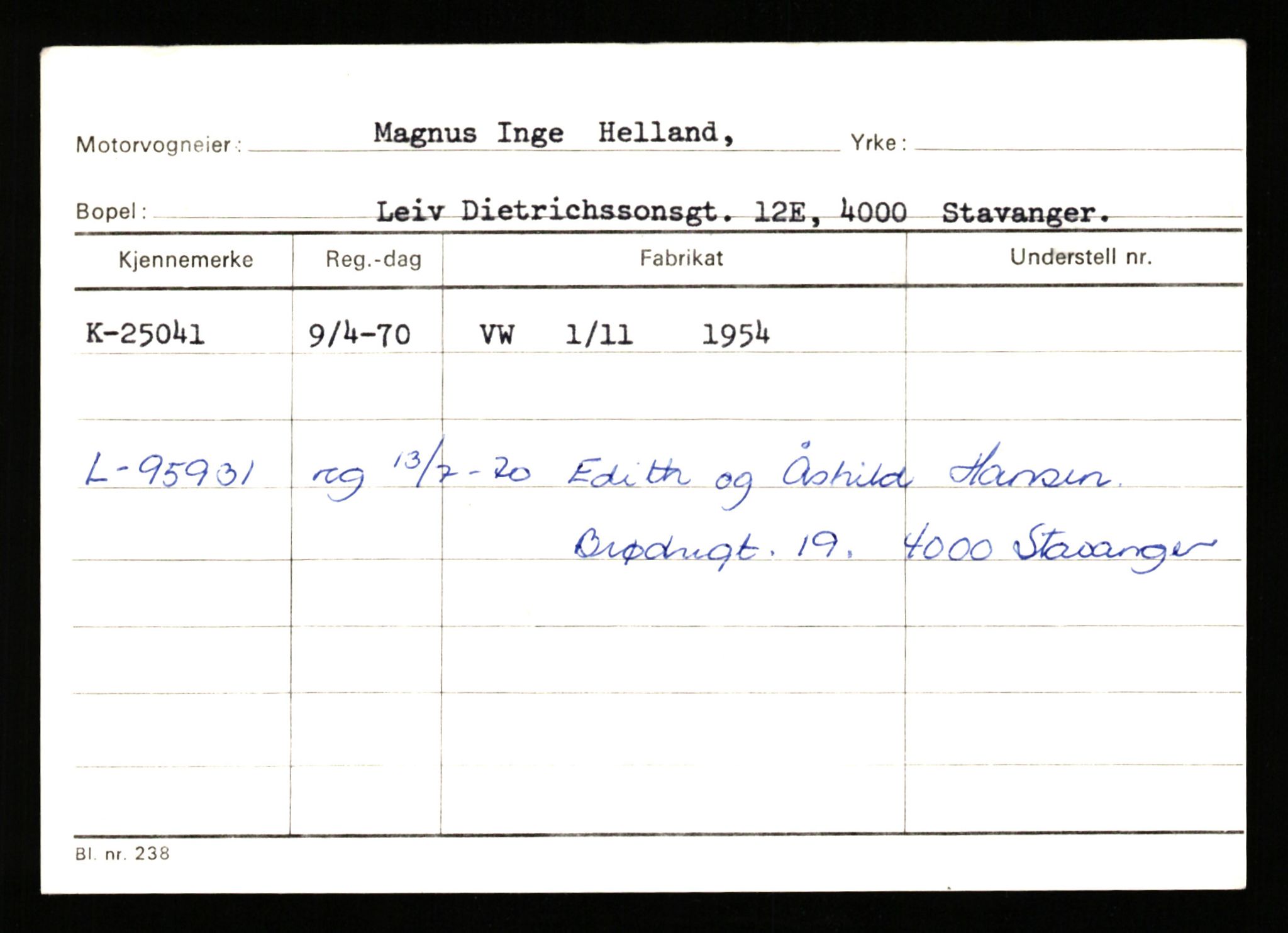 Stavanger trafikkstasjon, AV/SAST-A-101942/0/G/L0005: Registreringsnummer: 23000 - 34245, 1930-1971, s. 521