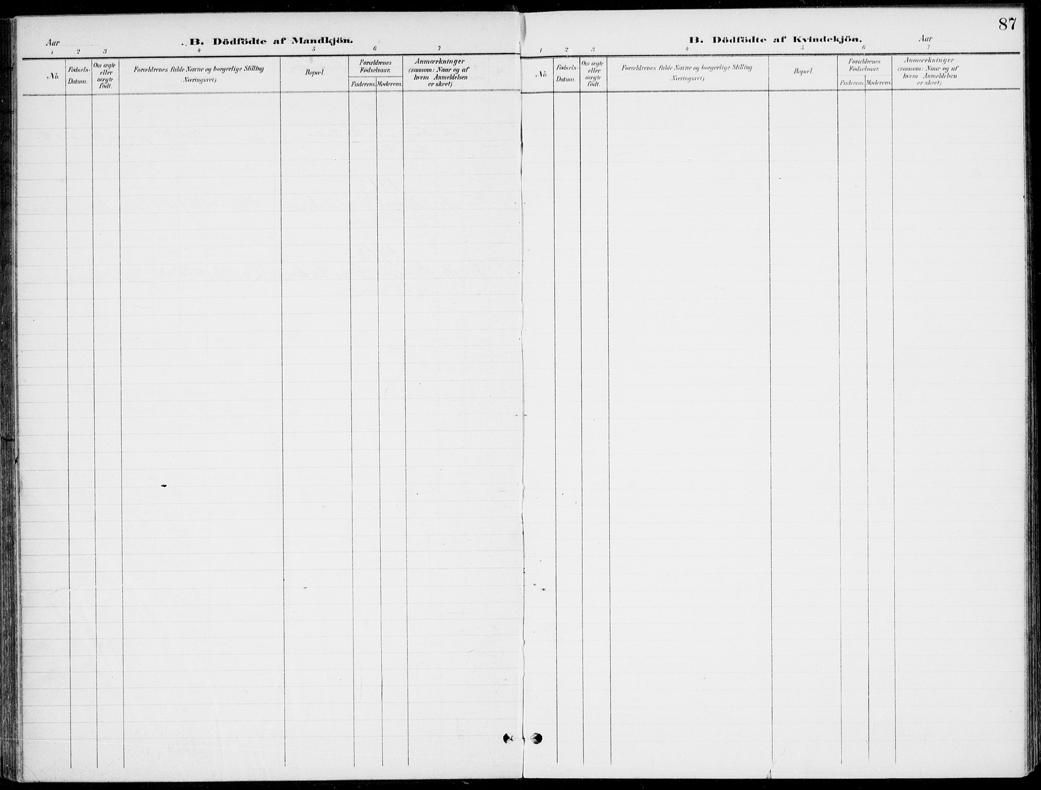 Ådal kirkebøker, AV/SAKO-A-248/F/Fb/L0002: Ministerialbok nr. II 2, 1898-1917, s. 87