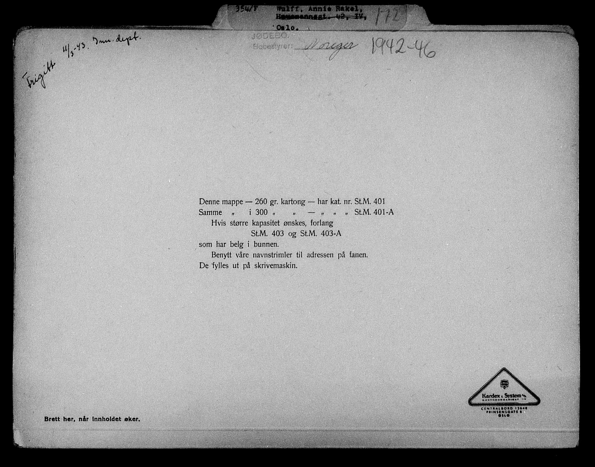 Justisdepartementet, Tilbakeføringskontoret for inndratte formuer, RA/S-1564/H/Hc/Hcc/L0987: --, 1945-1947, s. 314