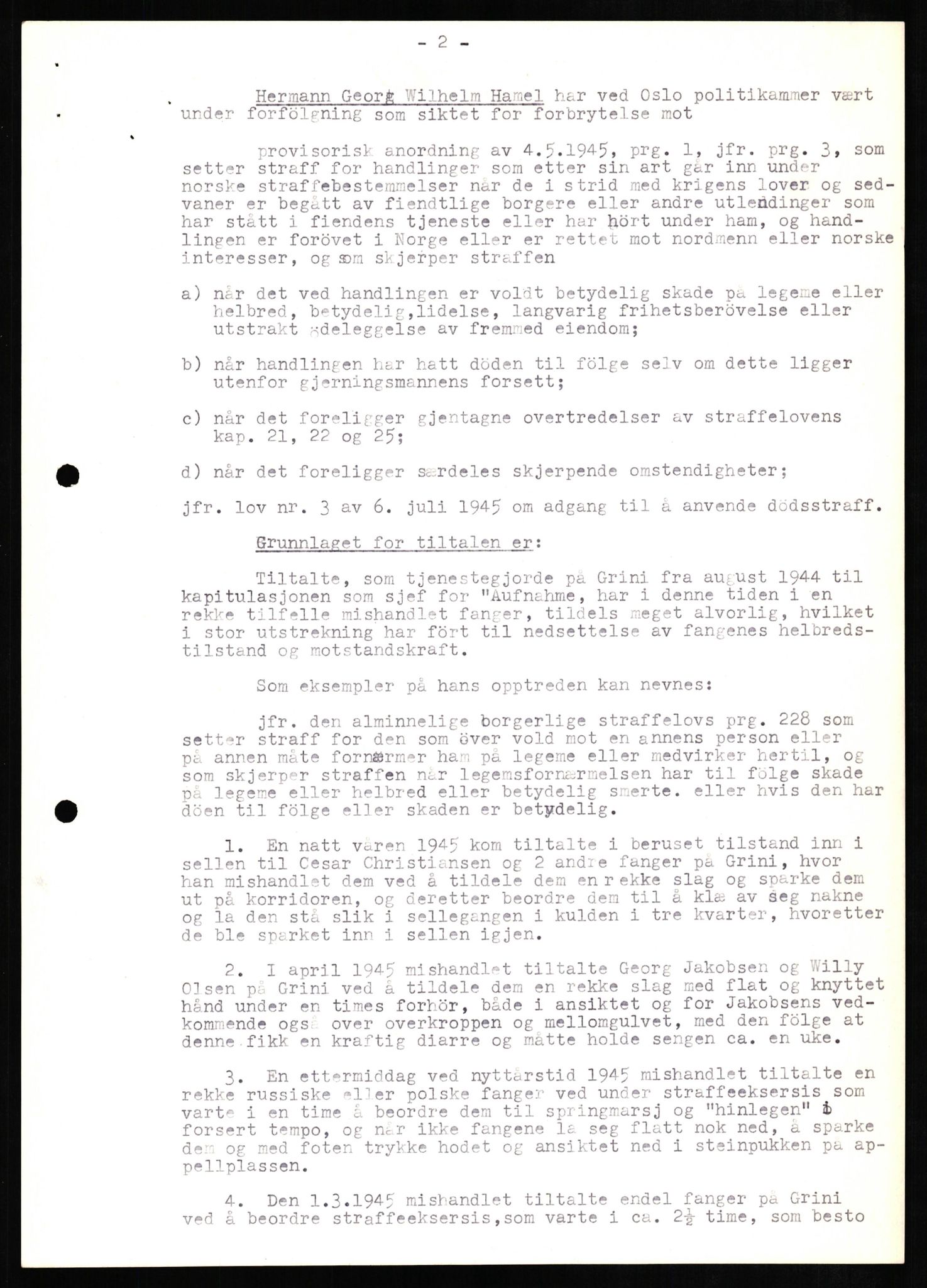 Forsvaret, Forsvarets overkommando II, RA/RAFA-3915/D/Db/L0011: CI Questionaires. Tyske okkupasjonsstyrker i Norge. Tyskere., 1945-1946, s. 373
