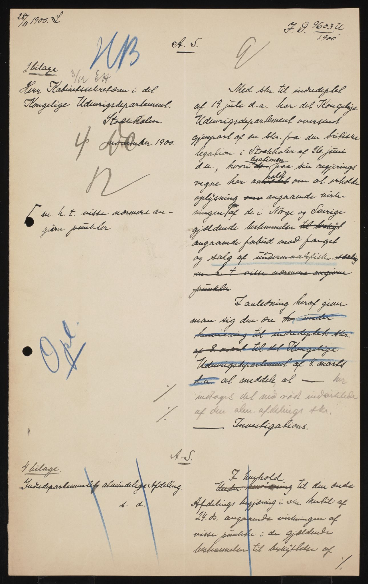 Utenriksdepartementet, AV/RA-S-2259, 1872-1932, s. 9