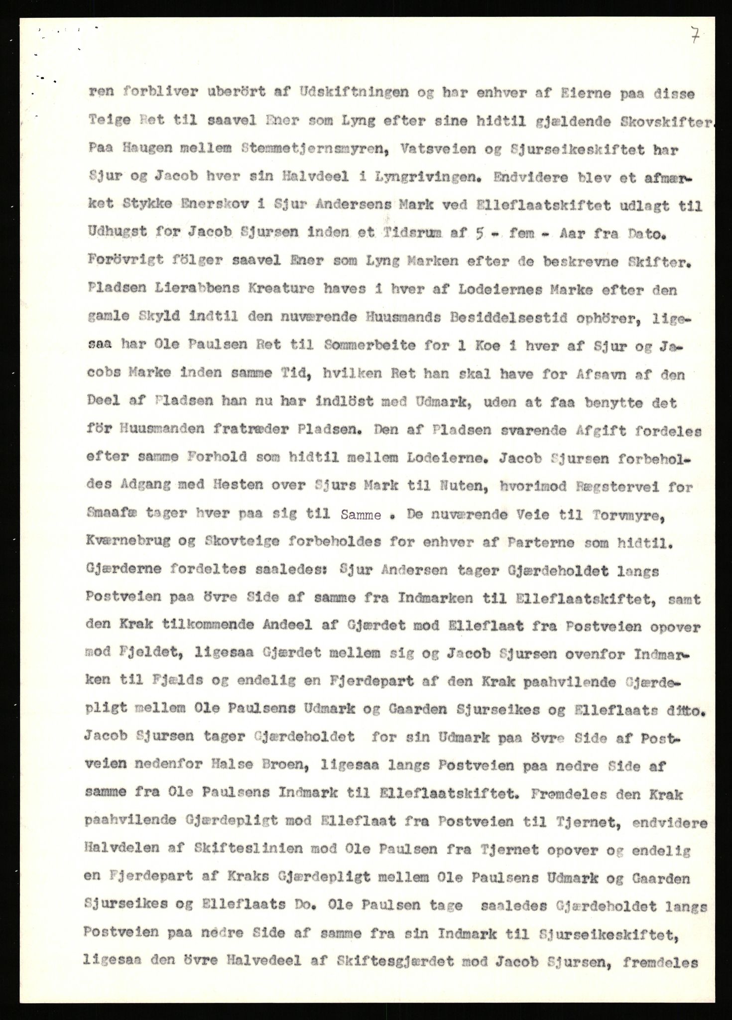 Statsarkivet i Stavanger, AV/SAST-A-101971/03/Y/Yj/L0048: Avskrifter sortert etter gårdsnavn: Kluge - Kristianslyst, 1750-1930, s. 447