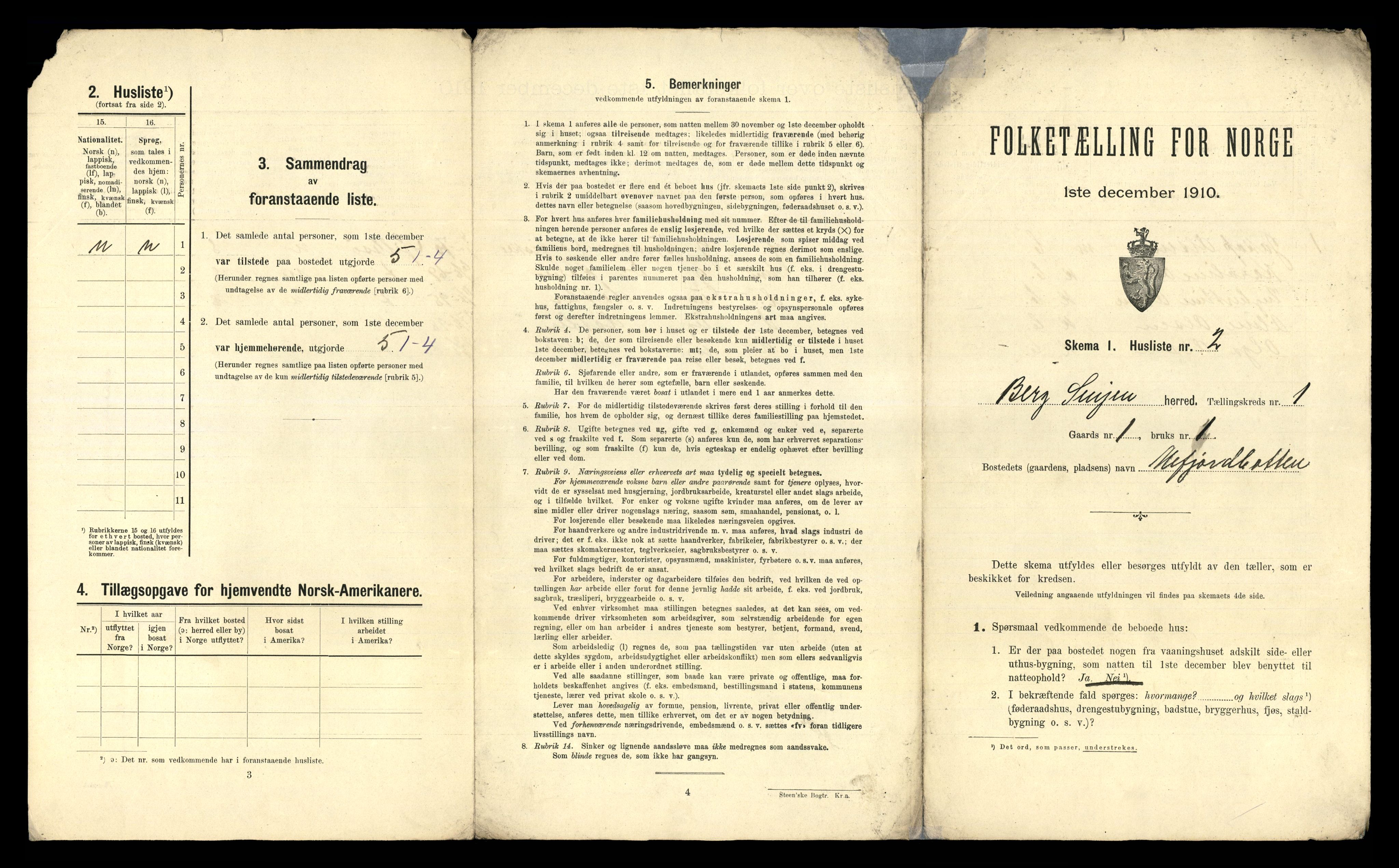 RA, Folketelling 1910 for 1929 Berg herred, 1910, s. 22