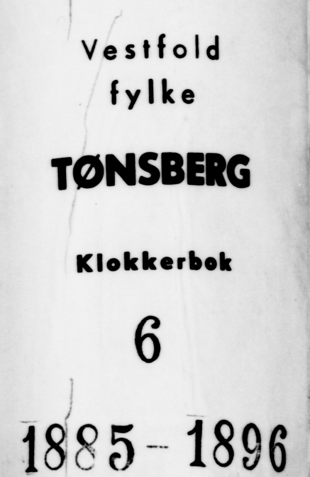 Tønsberg kirkebøker, SAKO/A-330/G/Ga/L0006: Klokkerbok nr. 6, 1885-1895