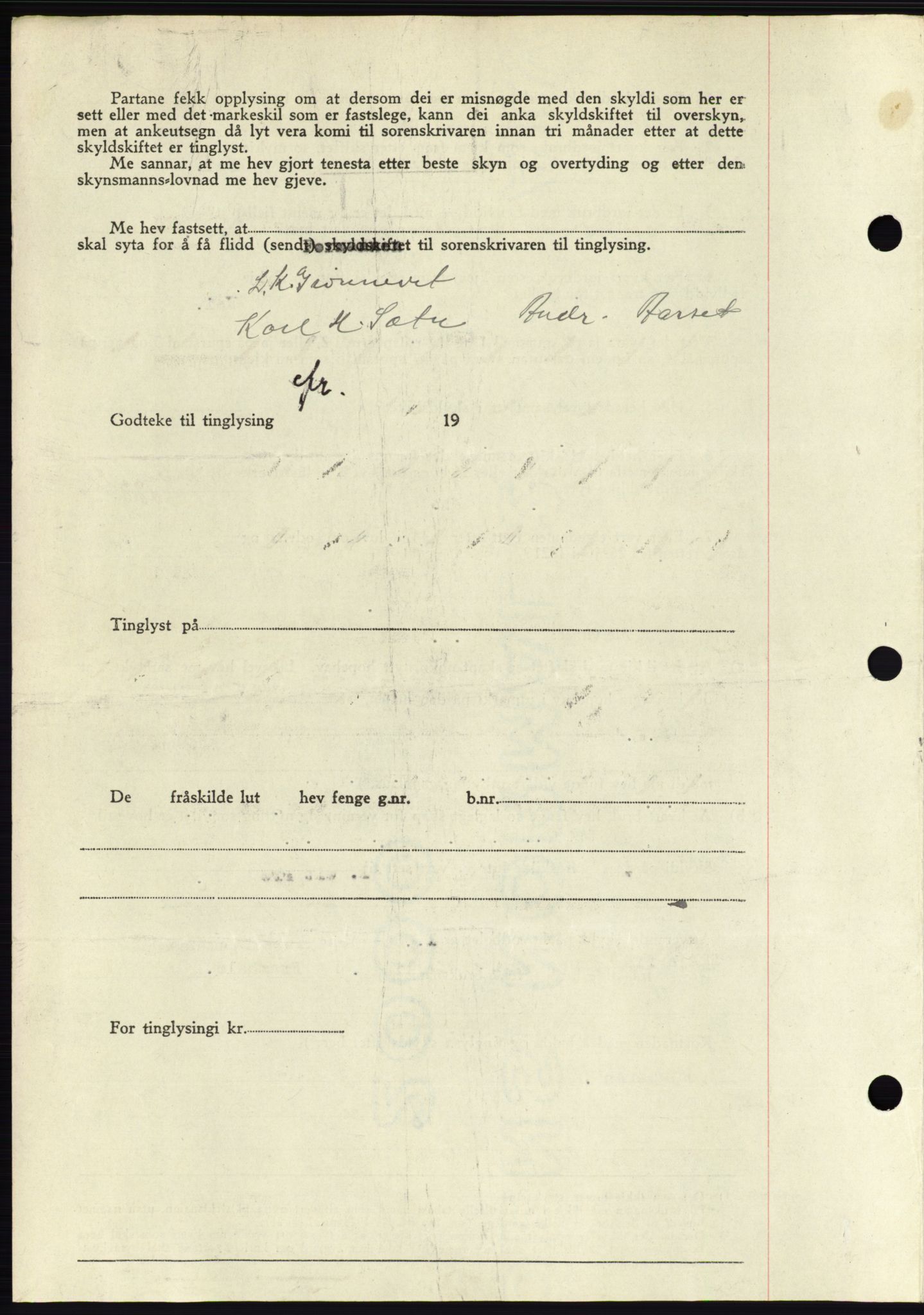 Søre Sunnmøre sorenskriveri, AV/SAT-A-4122/1/2/2C/L0076: Pantebok nr. 2A, 1943-1944, Dagboknr: 179/1944