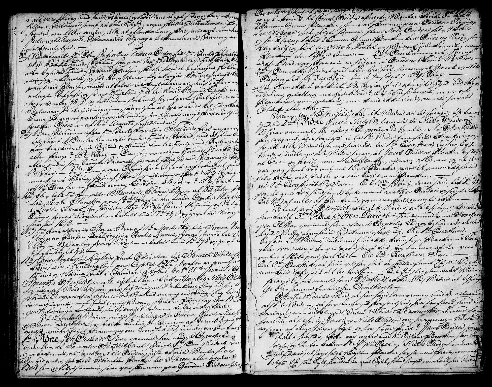 Larvik sorenskriveri, AV/SAKO-A-83/F/Fa/L0024: Tingbok, 1757-1763, s. 414