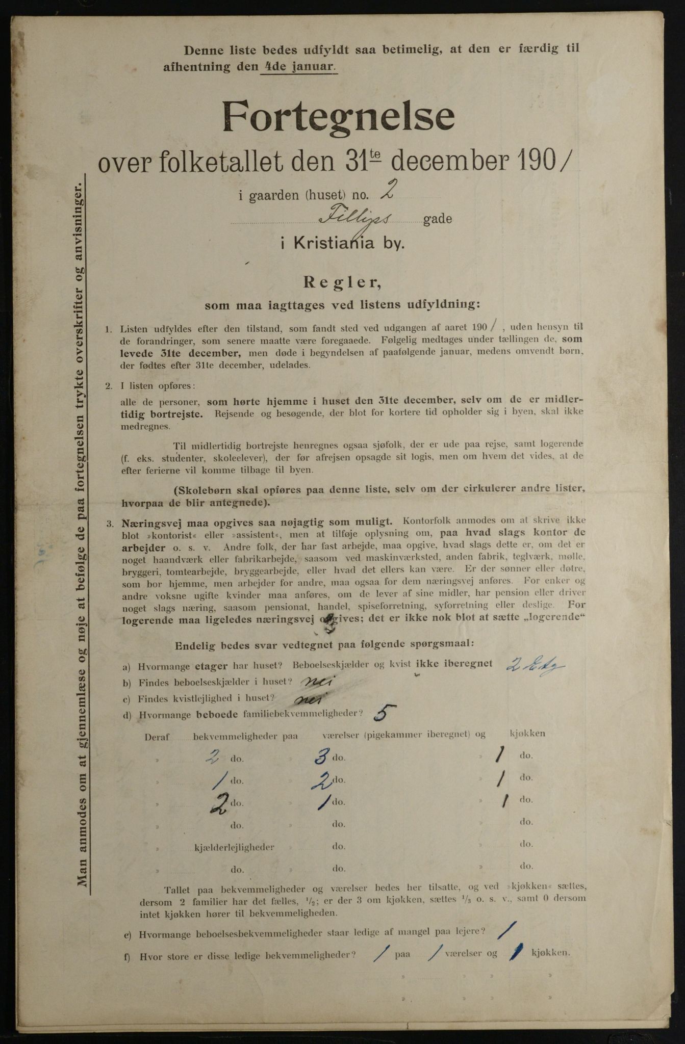 OBA, Kommunal folketelling 31.12.1901 for Kristiania kjøpstad, 1901, s. 3881