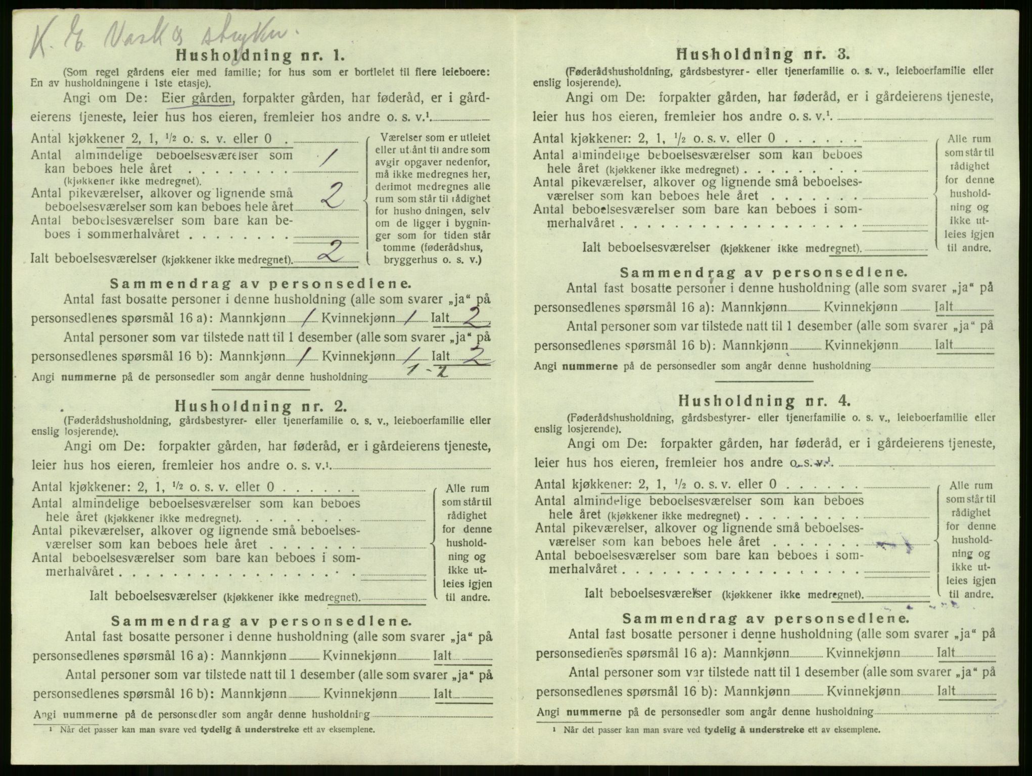 SAKO, Folketelling 1920 for 0720 Stokke herred, 1920, s. 262