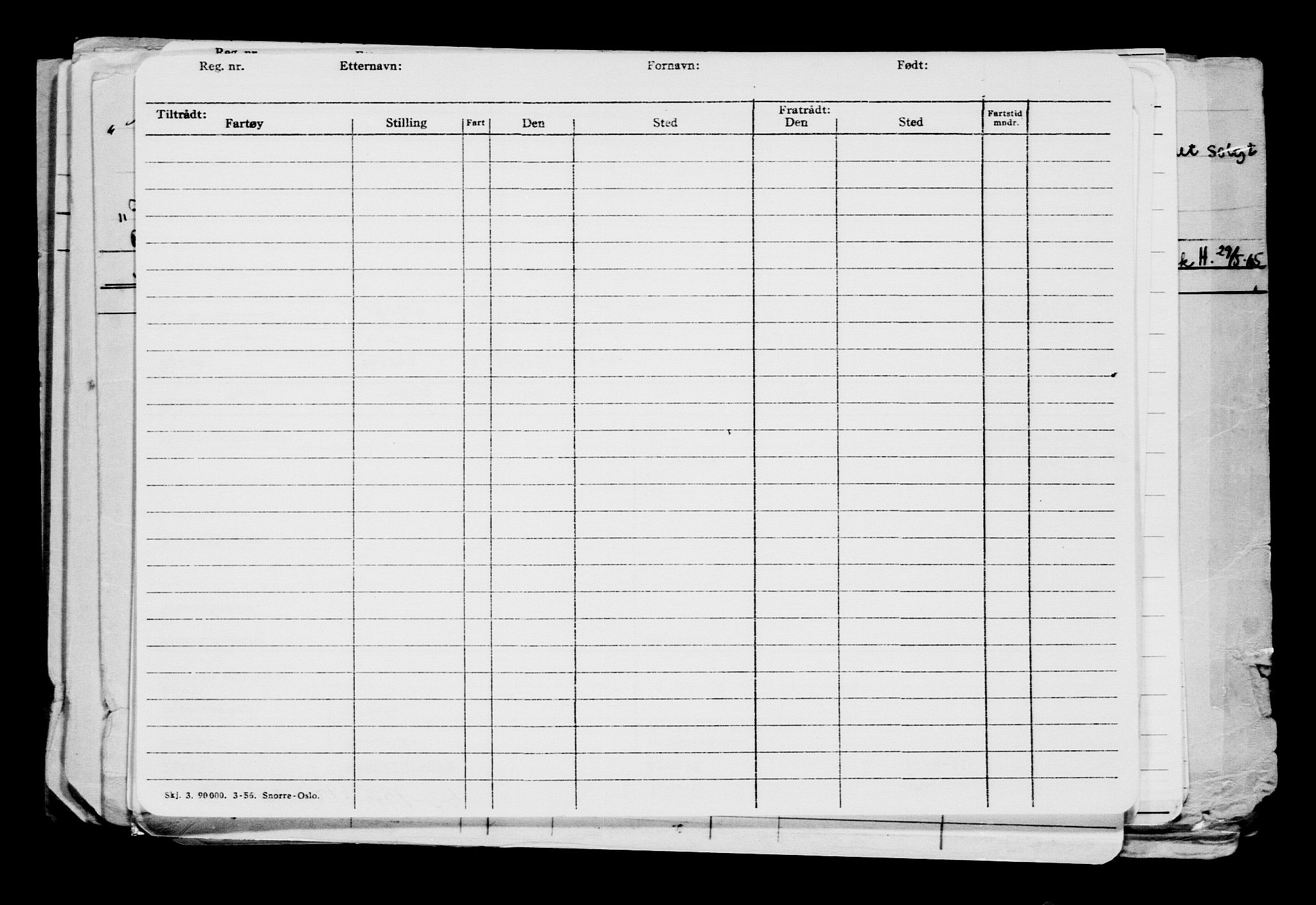 Direktoratet for sjømenn, AV/RA-S-3545/G/Gb/L0197: Hovedkort, 1921, s. 28