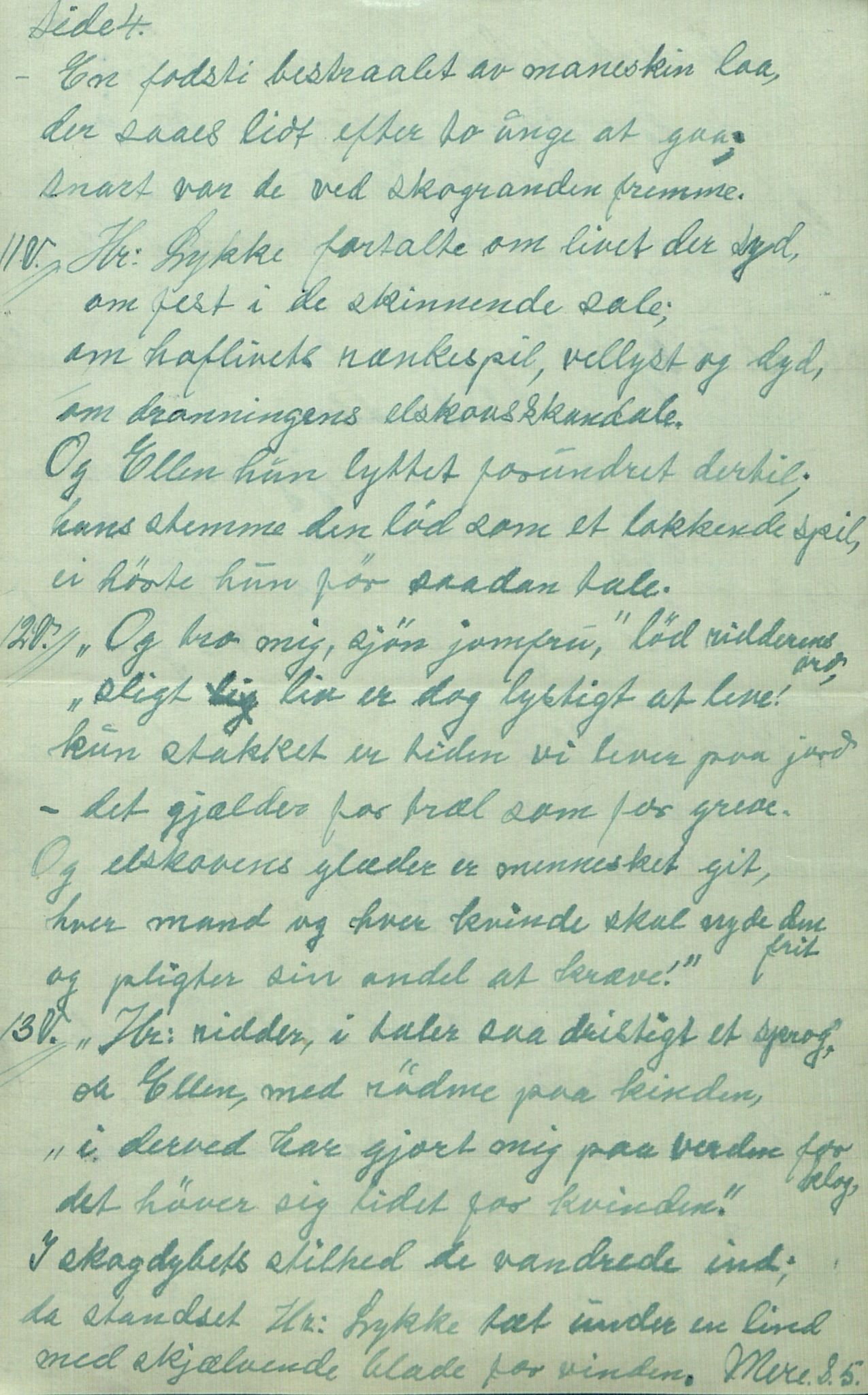 Rikard Berge, TEMU/TGM-A-1003/F/L0008/0036: 300-340 / 335 Brev, men også viser og ymse forteljingar, 1916