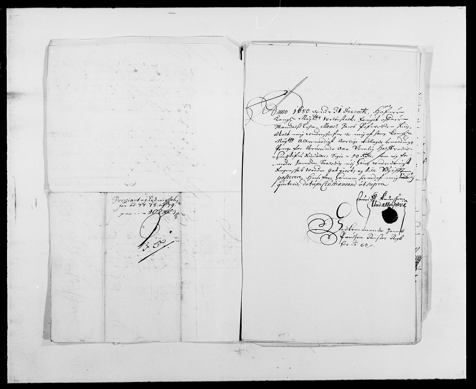 Rentekammeret inntil 1814, Reviderte regnskaper, Fogderegnskap, RA/EA-4092/R42/L2540: Mandal fogderi, 1676-1680, s. 217