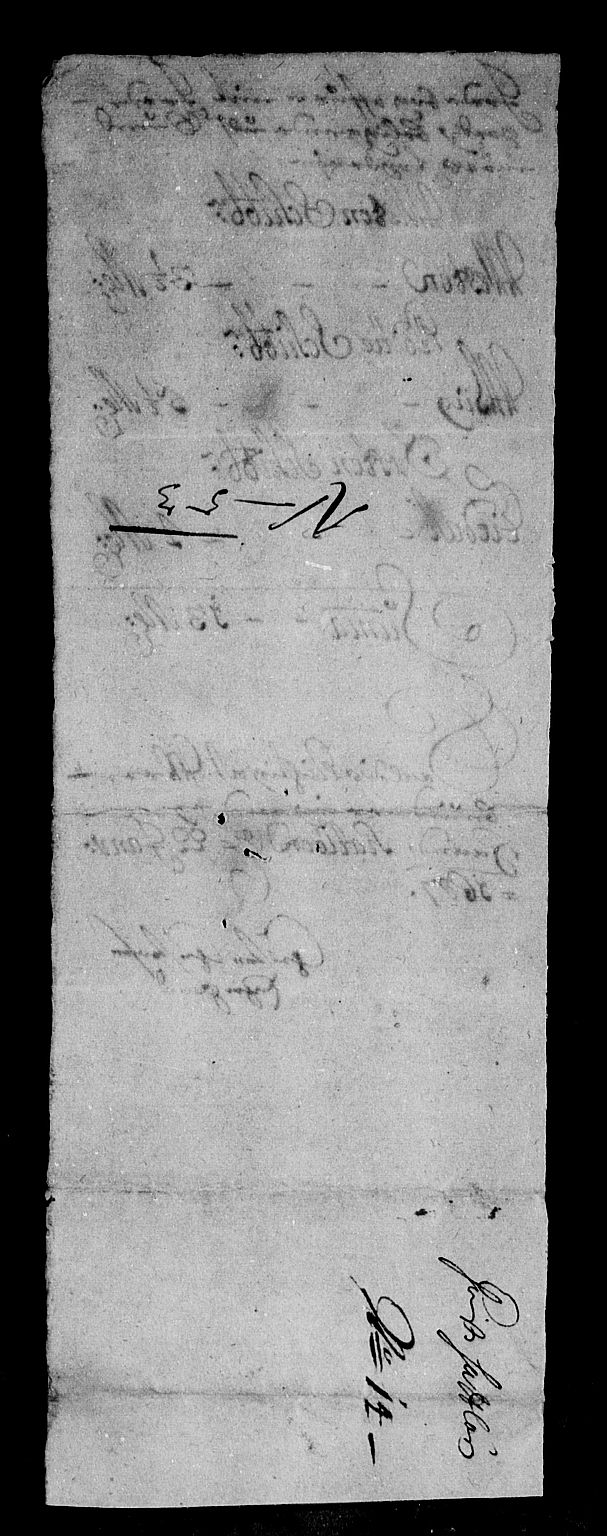 Rentekammeret inntil 1814, Reviderte regnskaper, Stiftamtstueregnskaper, Bergen stiftamt, RA/EA-6043/R/Rc/L0081: Bergen stiftamt, 1686