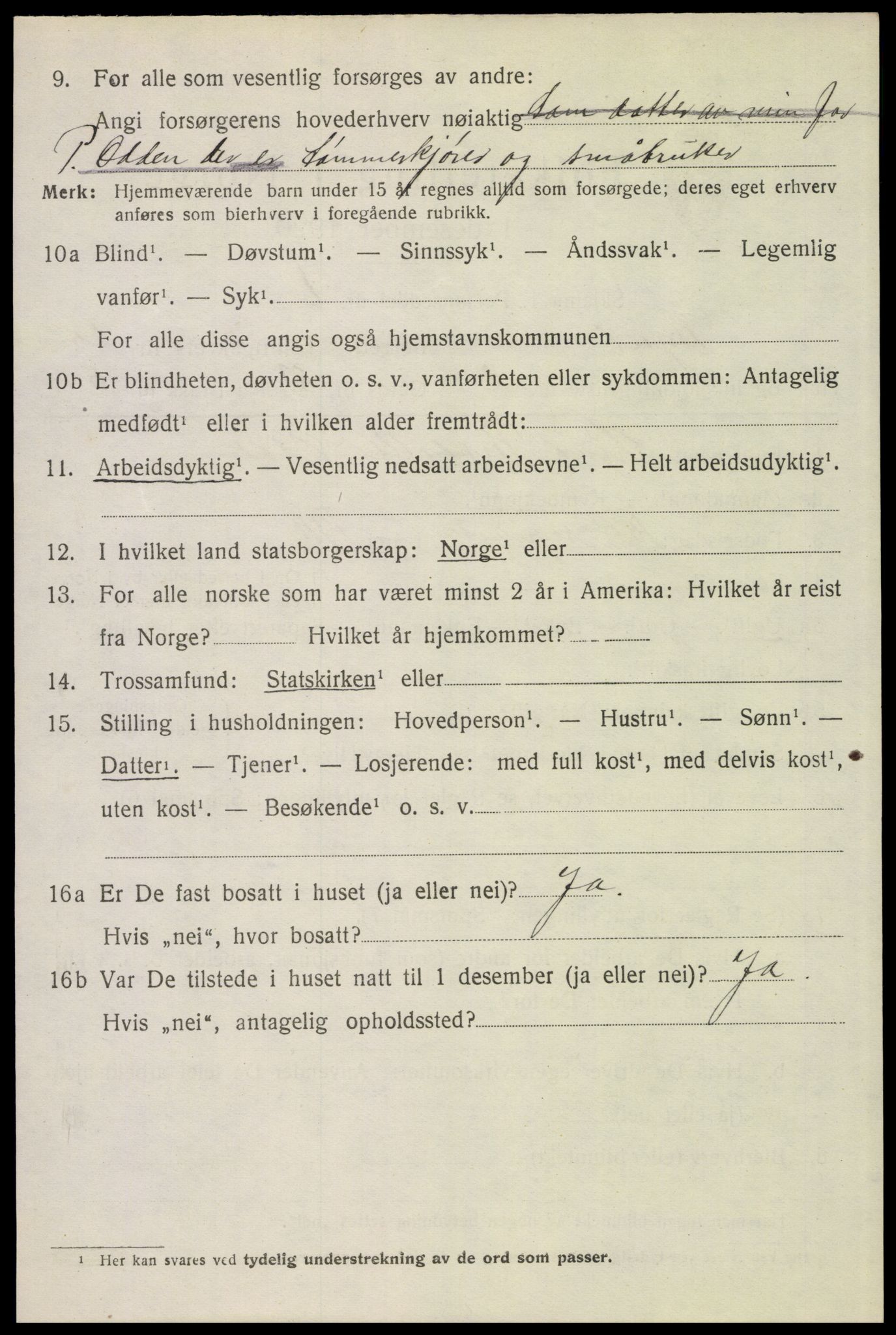SAH, Folketelling 1920 for 0428 Trysil herred, 1920, s. 15708