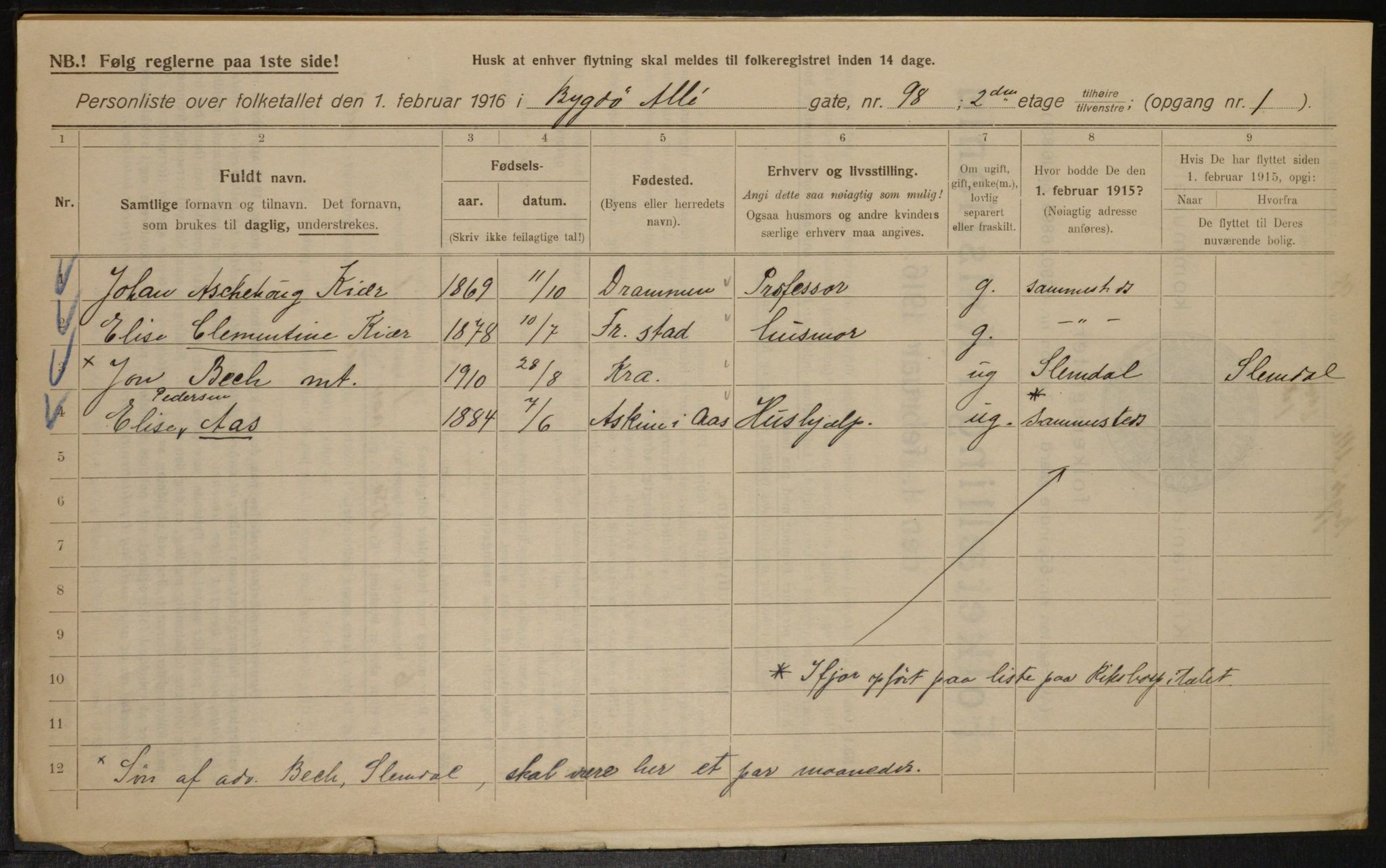 OBA, Kommunal folketelling 1.2.1916 for Kristiania, 1916, s. 11057