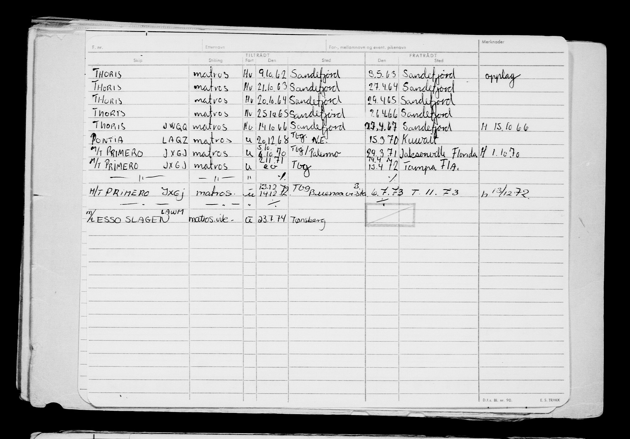 Direktoratet for sjømenn, AV/RA-S-3545/G/Gb/L0220: Hovedkort, 1923, s. 568