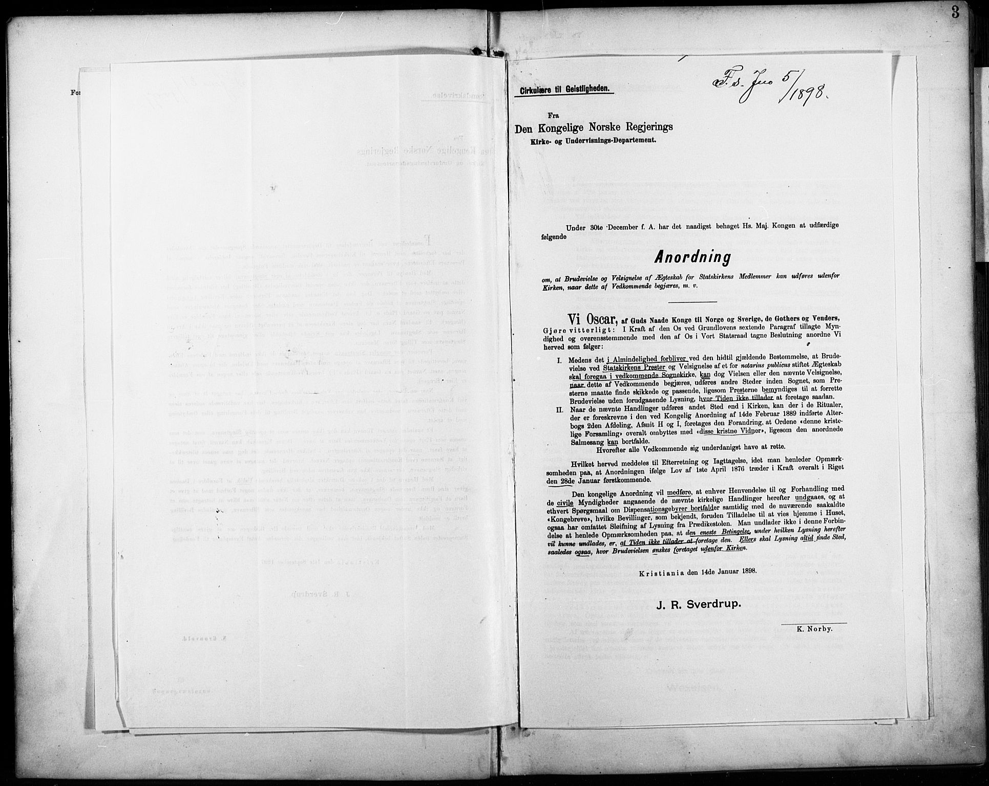 Fiskum kirkebøker, AV/SAKO-A-15/F/Fa/L0003: Ministerialbok nr. 3, 1890-1905, s. 3