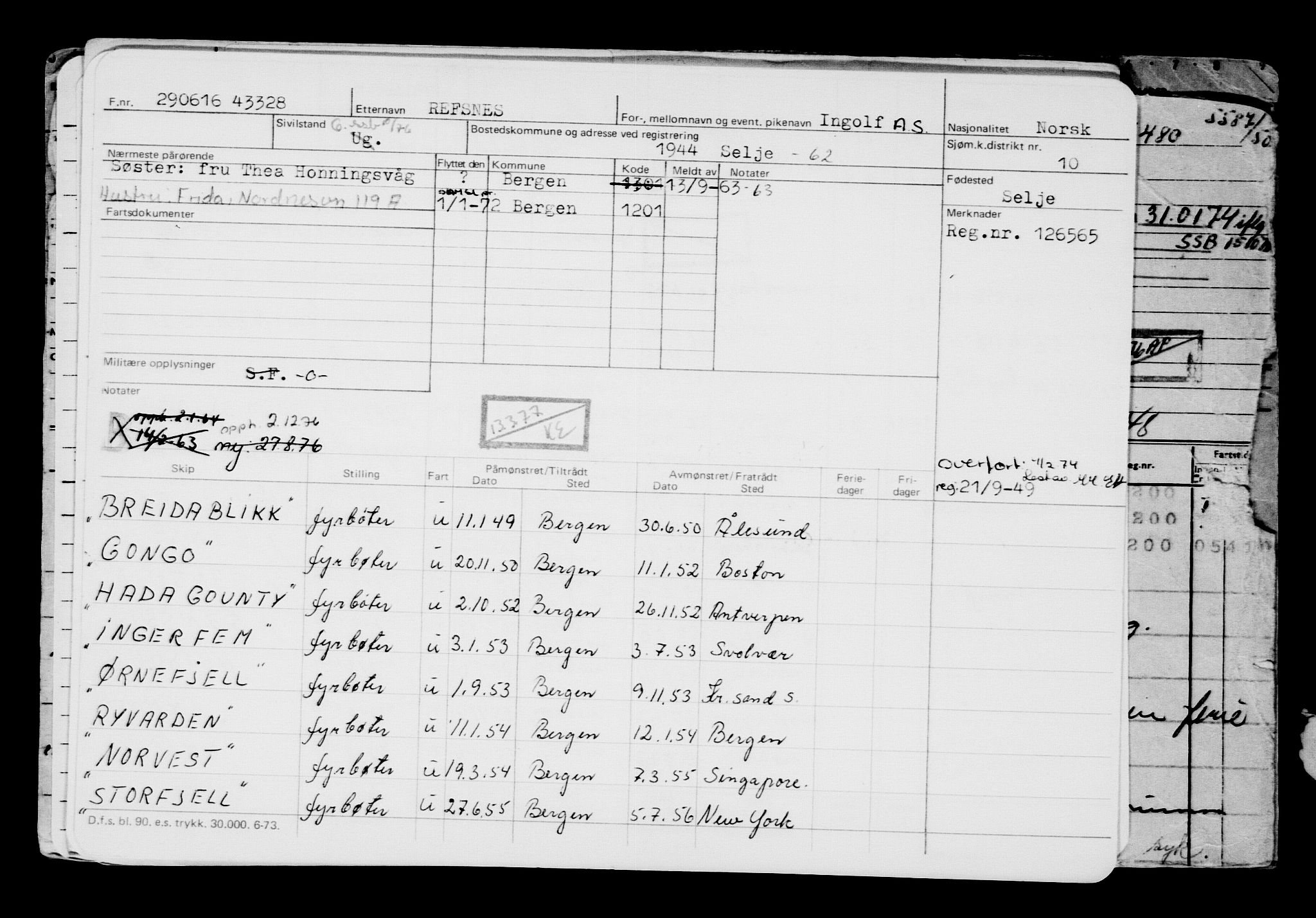 Direktoratet for sjømenn, AV/RA-S-3545/G/Gb/L0140: Hovedkort, 1916, s. 429