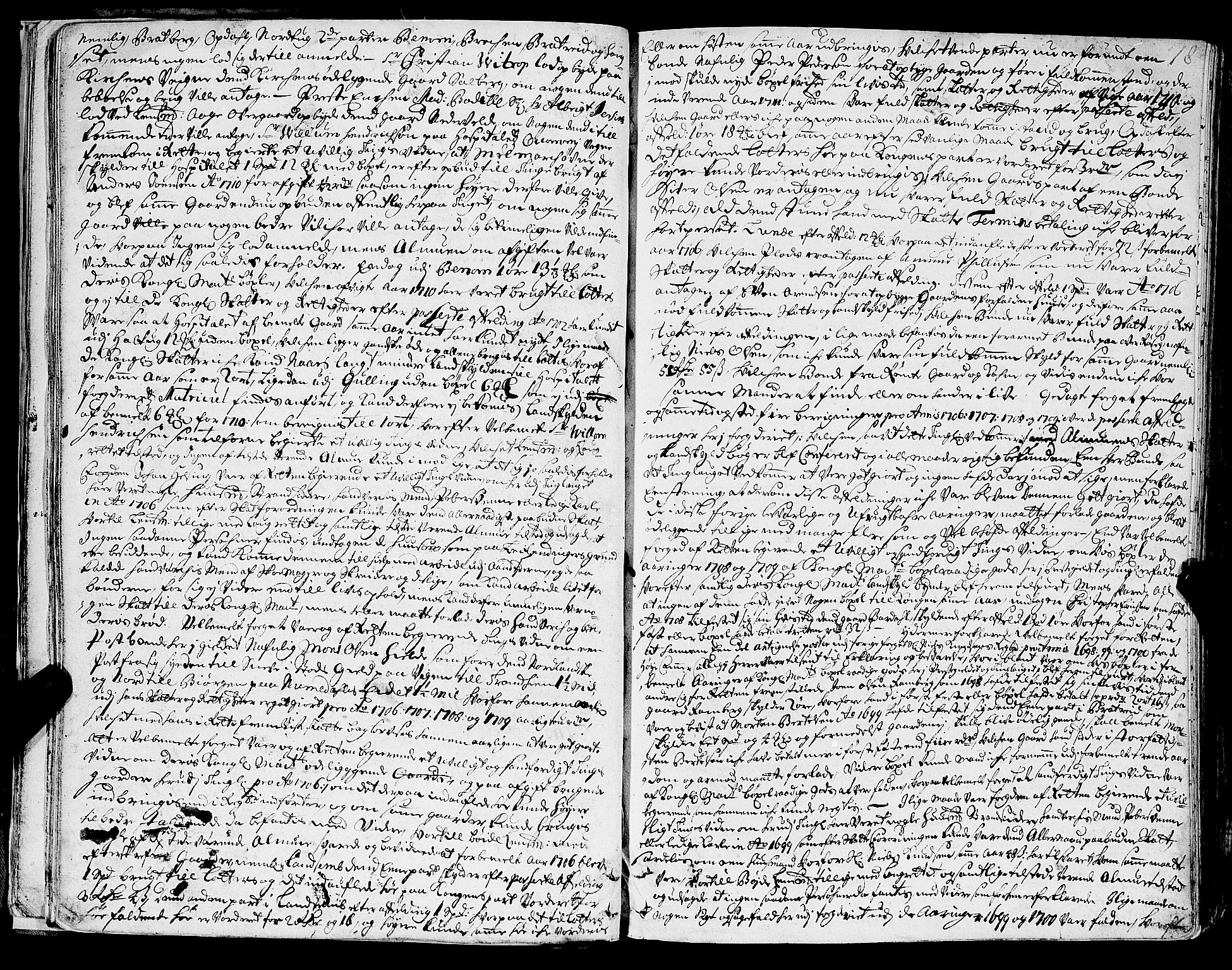 Inderøy sorenskriveri, AV/SAT-A-4147/1/1/1A/L0007: Tingbok, 1710-1720, s. 18