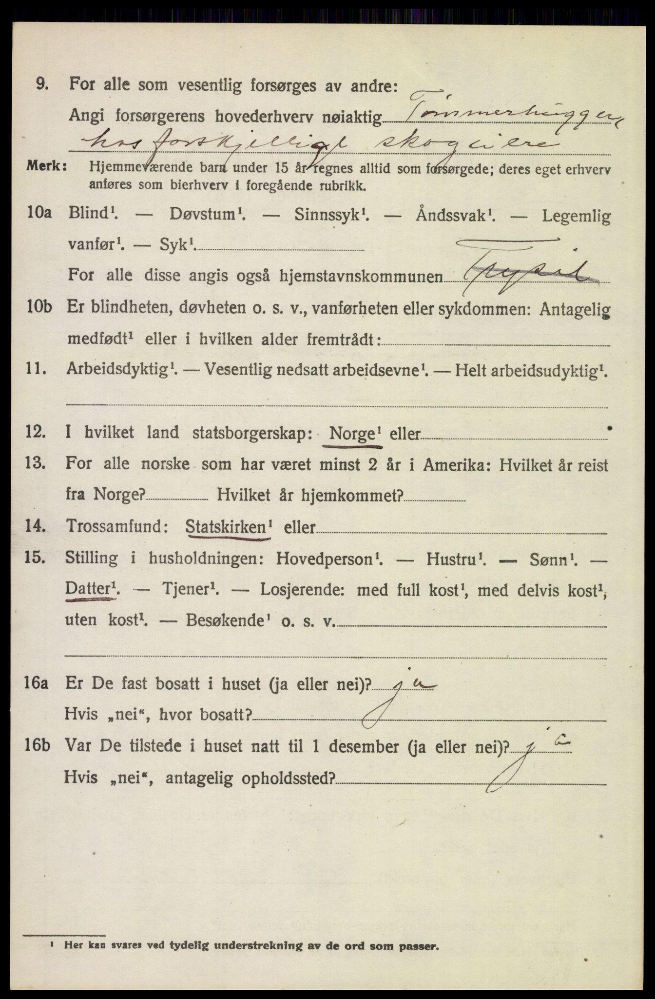 SAH, Folketelling 1920 for 0428 Trysil herred, 1920, s. 9398