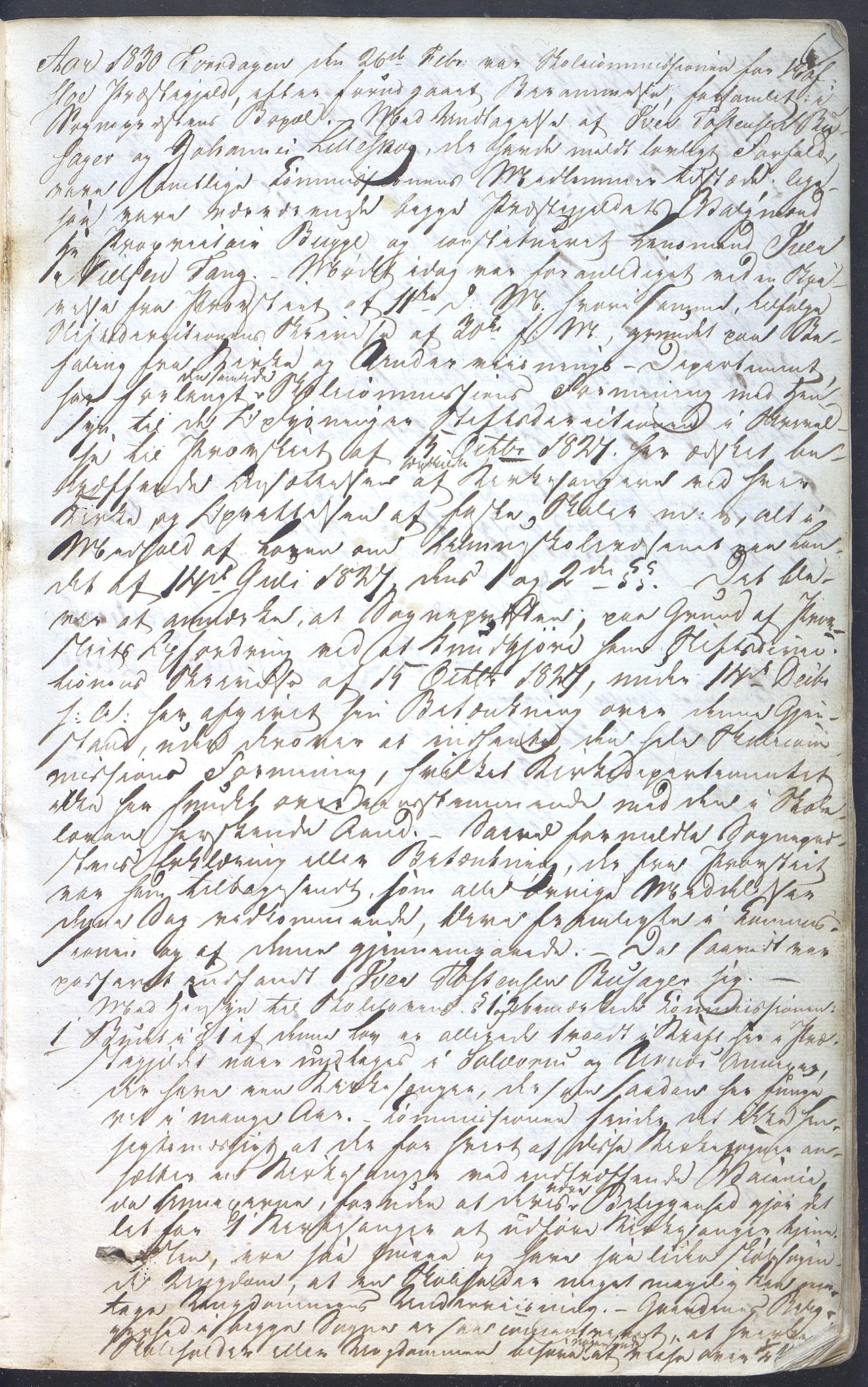 Hafslo kommune. Skulestyret, VLFK/K-14250.510/100/L0001: møtebok for Hafslo skulestyre, 1827-1855