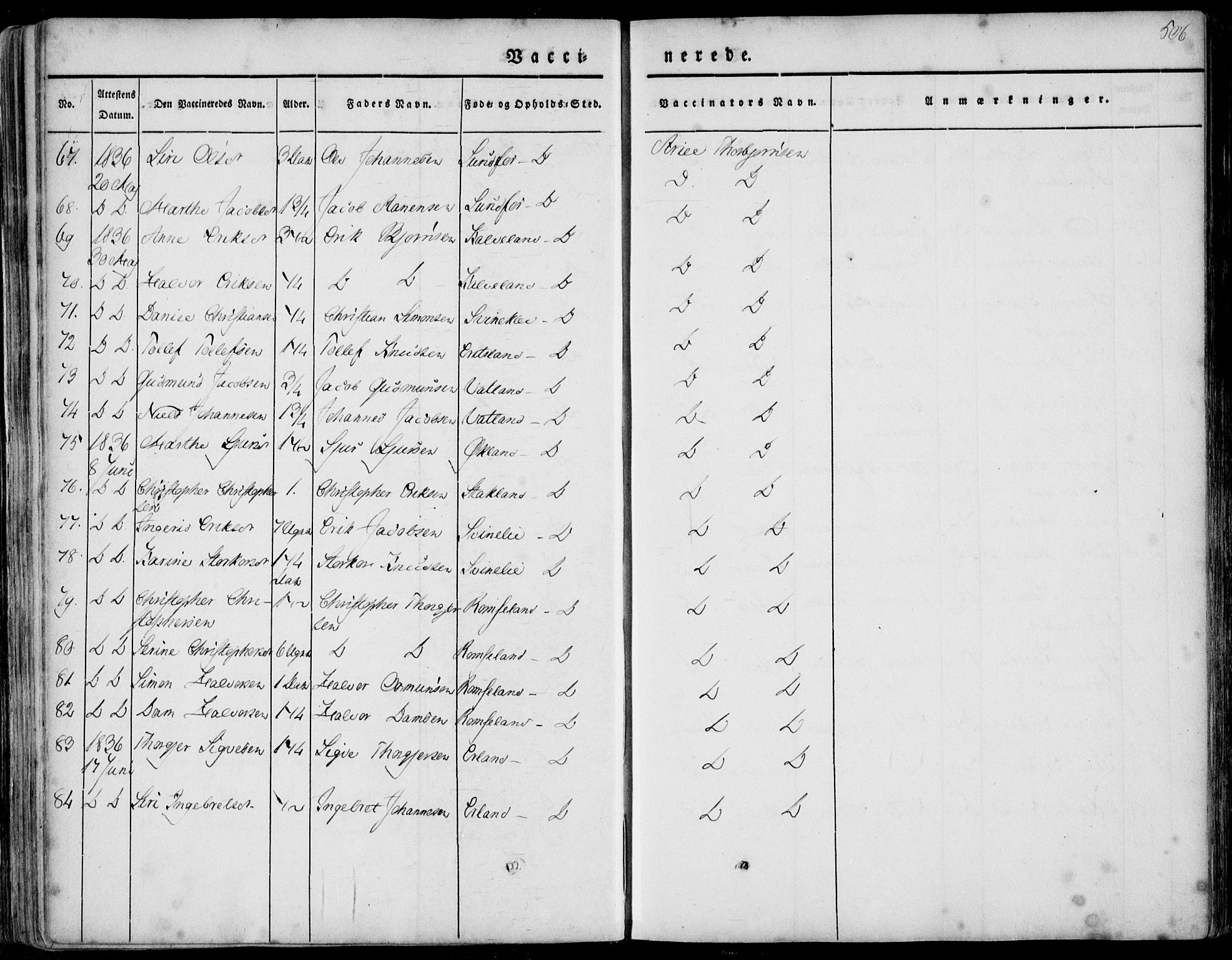 Skjold sokneprestkontor, AV/SAST-A-101847/H/Ha/Haa/L0006: Ministerialbok nr. A 6.2, 1835-1858, s. 506