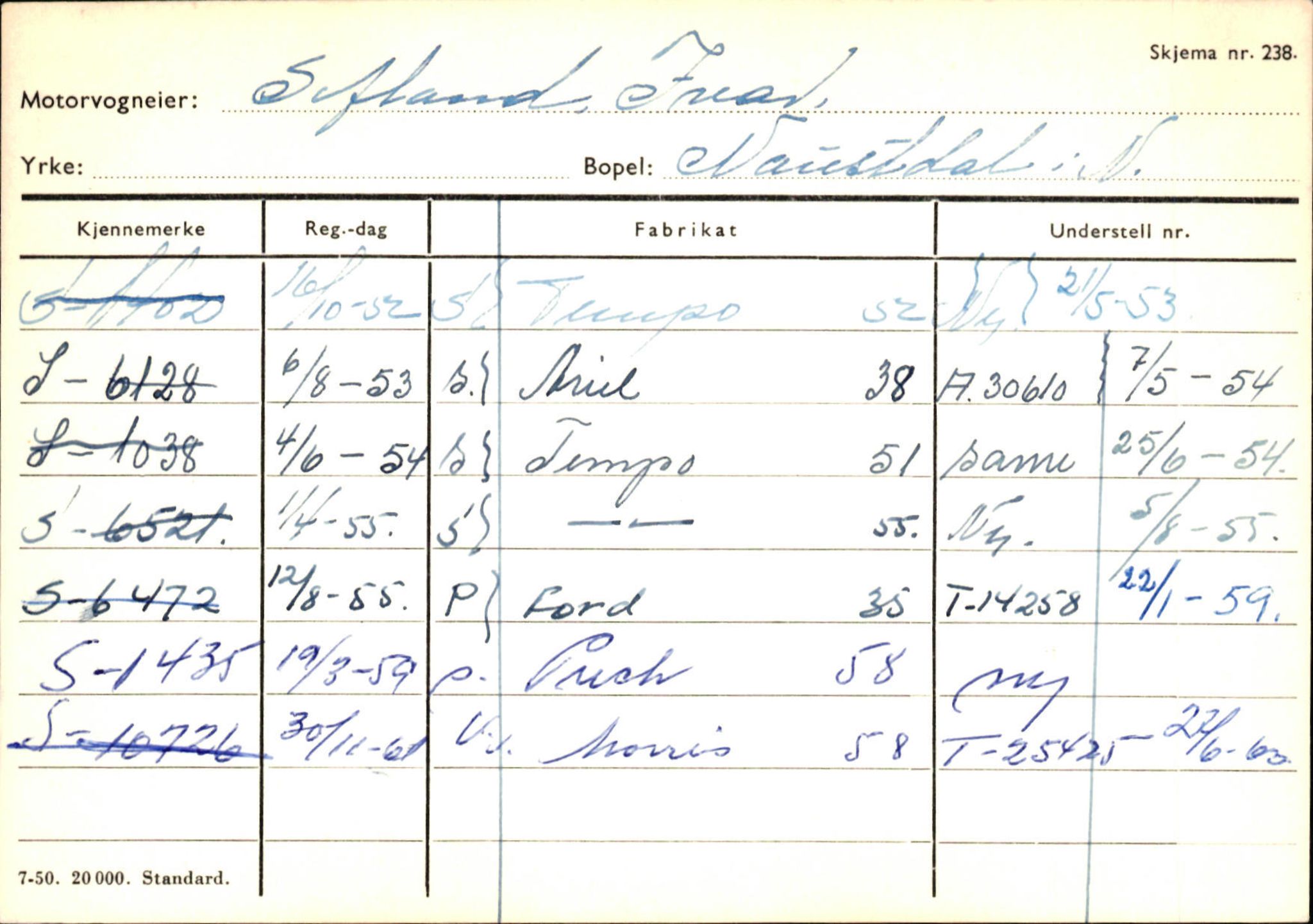 Statens vegvesen, Sogn og Fjordane vegkontor, AV/SAB-A-5301/4/F/L0129: Eigarregistrer Eid A-S, 1945-1975, s. 2334