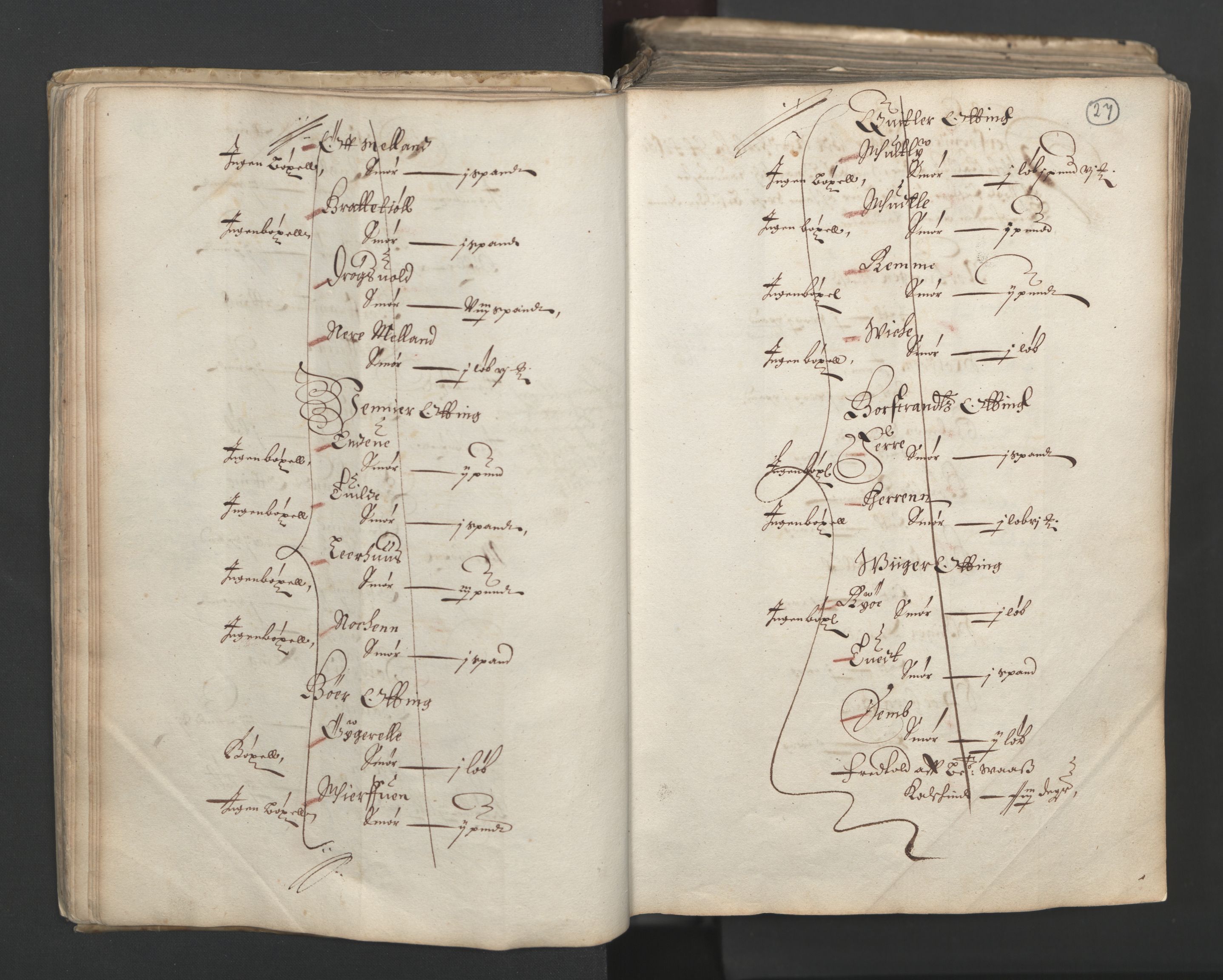 Rentekammeret inntil 1814, Realistisk ordnet avdeling, AV/RA-EA-4070/L/L0025/0001: Bergen lagdømme: / [B]: Kronens jordebok. Nordhordland, Sunnhordland, Ytre Sogn, Indre Sogn, Sunnfjord, Nordfjord, Sunnmøre, Hardanger med Halsnøy kloster, Lyse kloster, Apostelgodset, Munkeliv og St. Hans kloster, Alle helgen gods, Lagstolen gods, Ove Jenssøns gods på Voss, 1661, s. 27ab-27ba